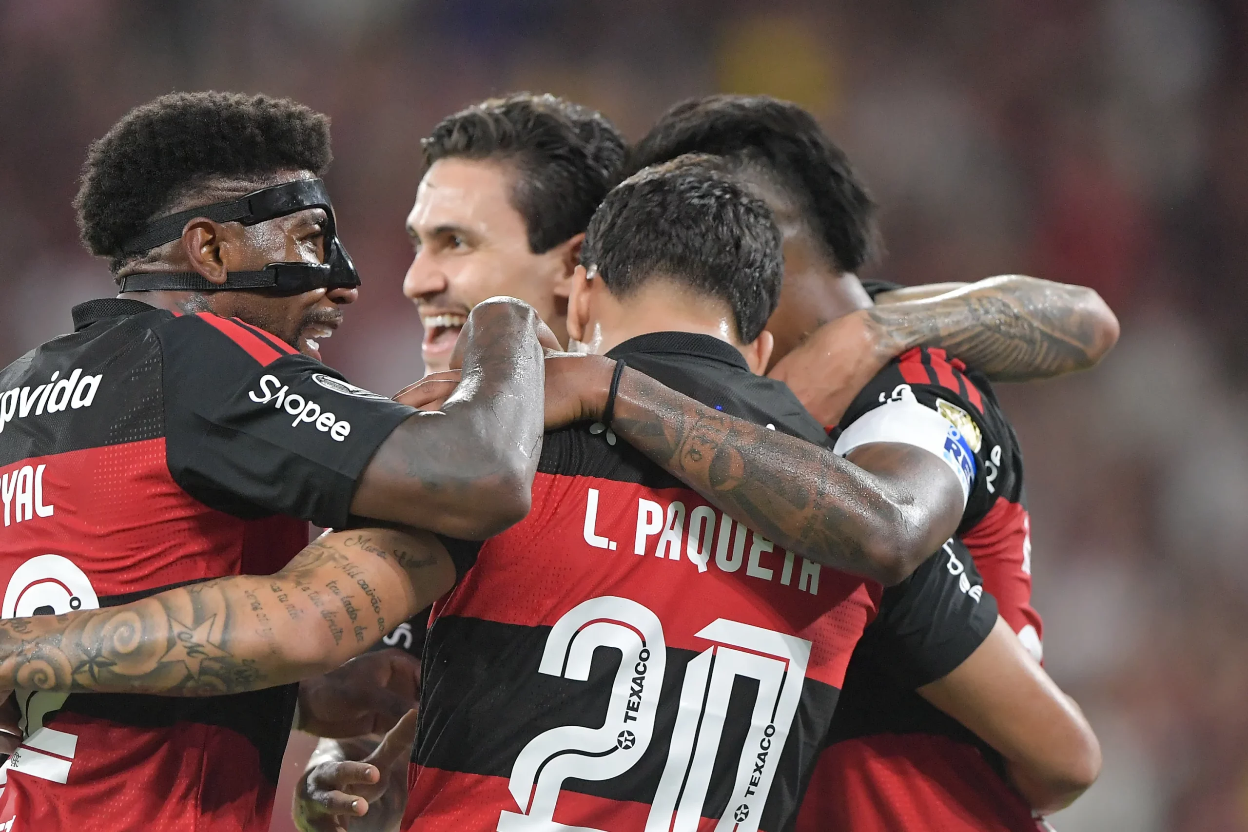 Flamengo atropela o Cusco no Maracanã. Foto: Thiago Ribeiro/AGIF