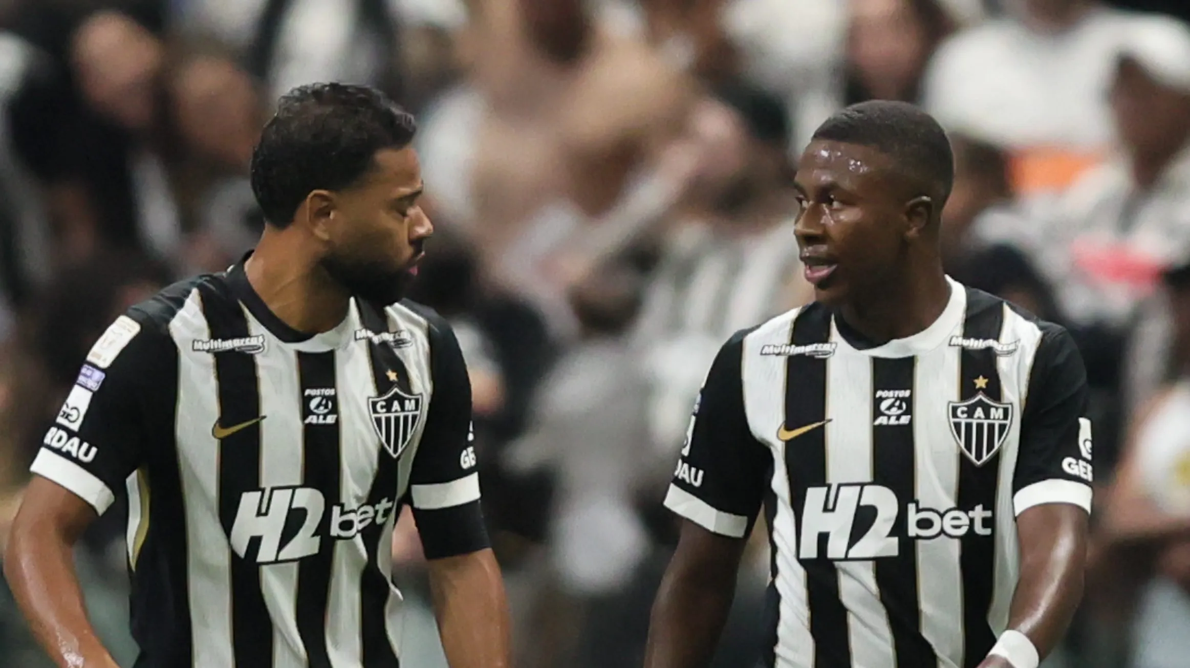 MG – BELO HORIZONTE – 16/05/2026 – BRASILEIRO A 2026, ATLETICO-MG X MIRASSOL – Alan Minda jogador do Atletico-MG comemora seu gol durante partida contra o Mirassol no estadio Arena MRV pelo campeonato Brasileiro A 2026. Foto: Gilson Lobo/AGIF