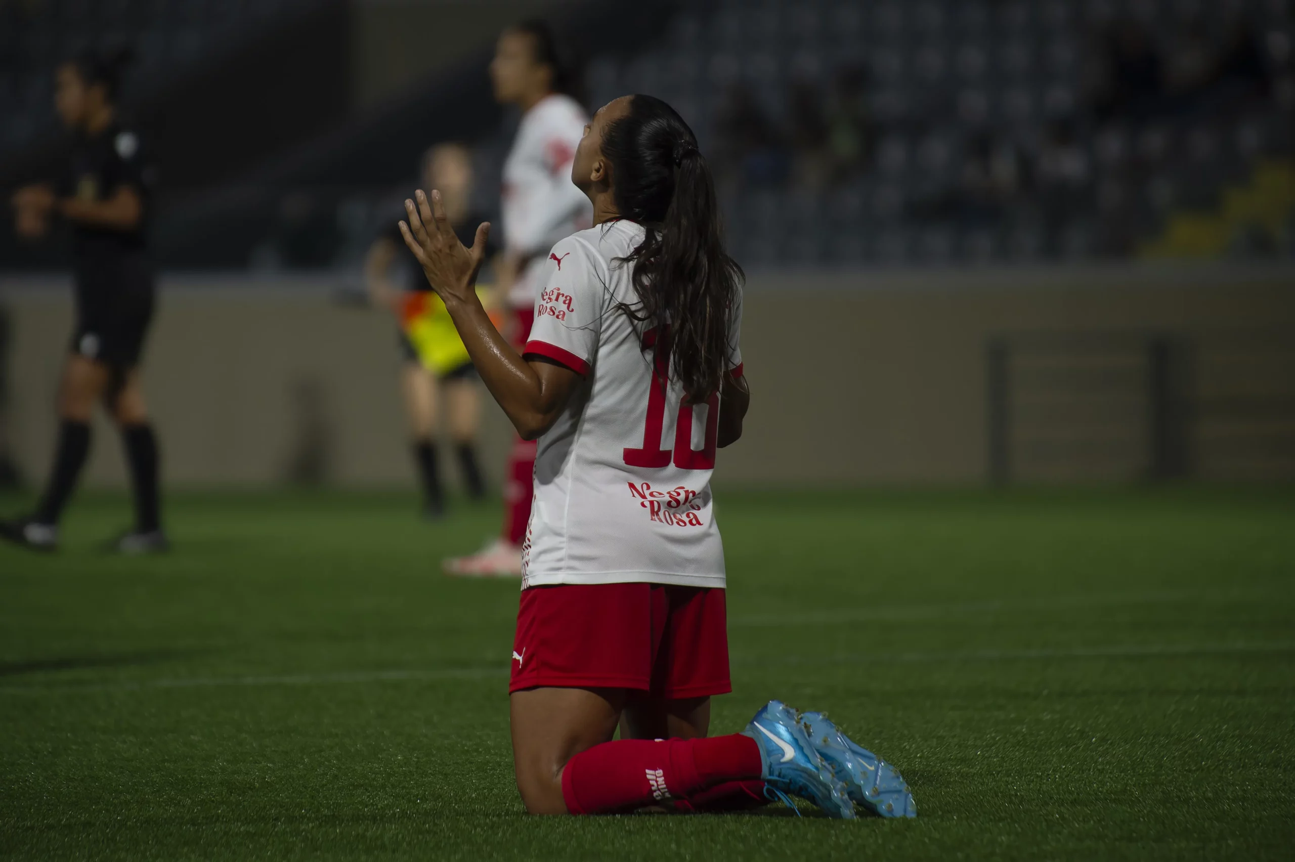 Jogadora Bragantina. Foto Anderson Romão/AGIF