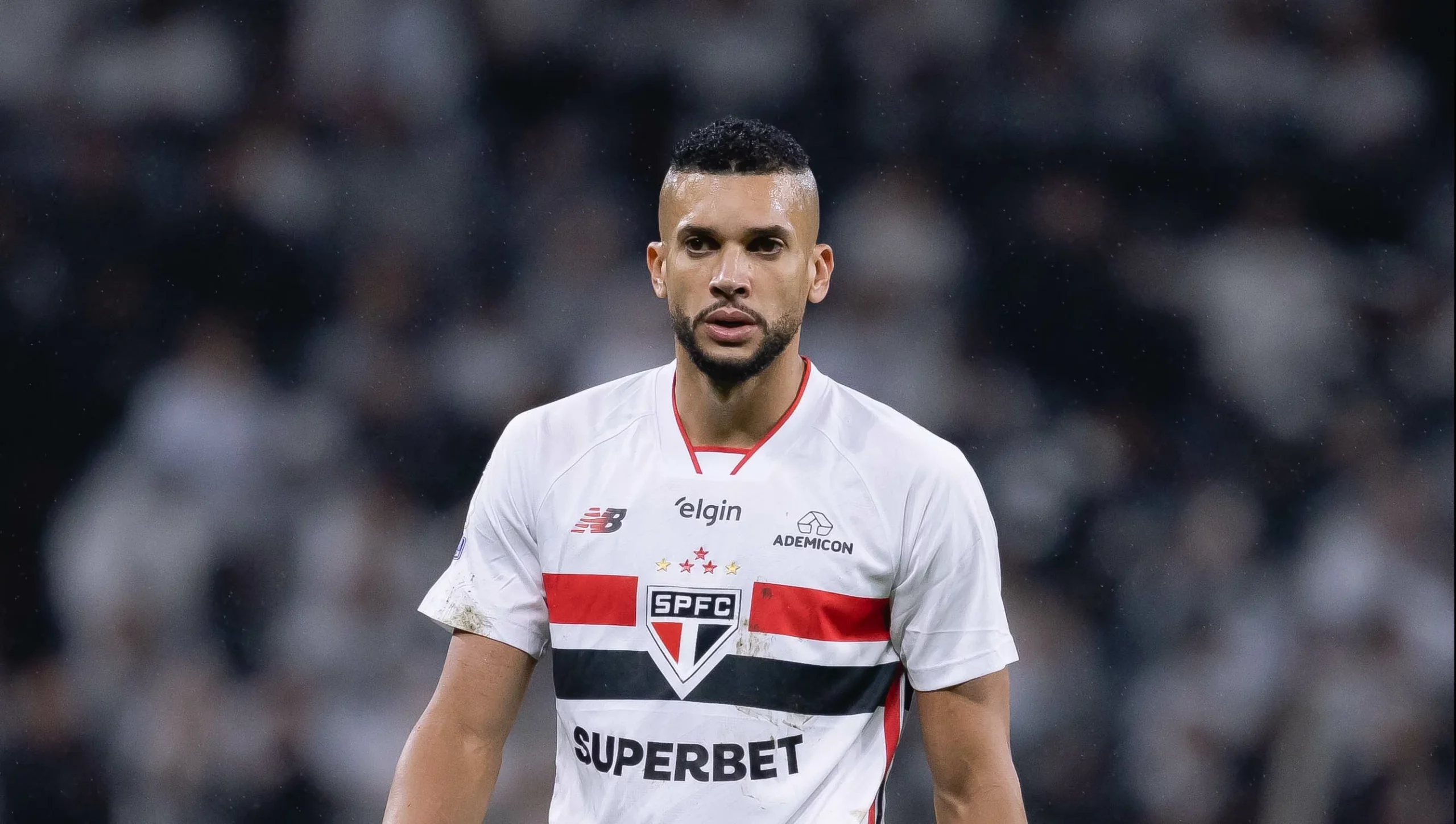 Dória durante jogo do SPFC