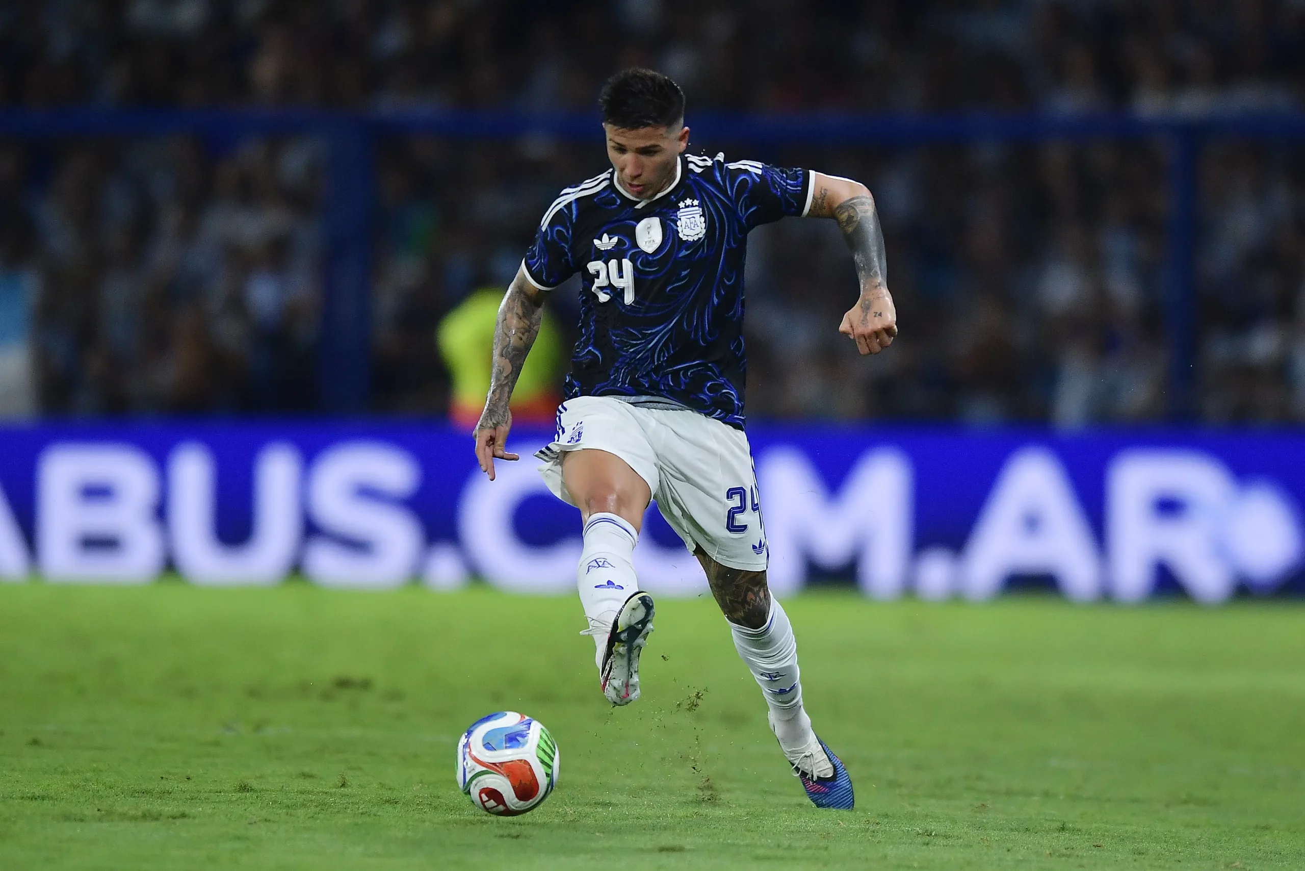 Enzo Fernández. Foto: Marcelo Endelli/Getty Images