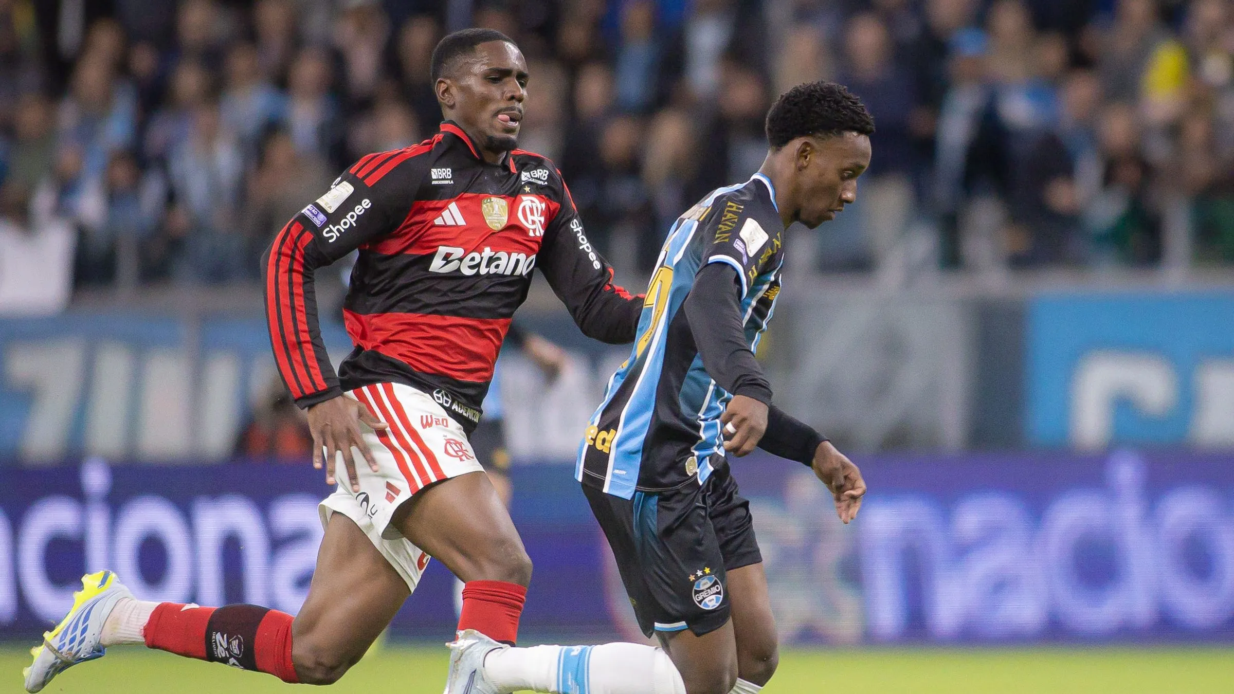 Flamengo x Grêmio - Foto: Maxi Franzoi/AGIF.