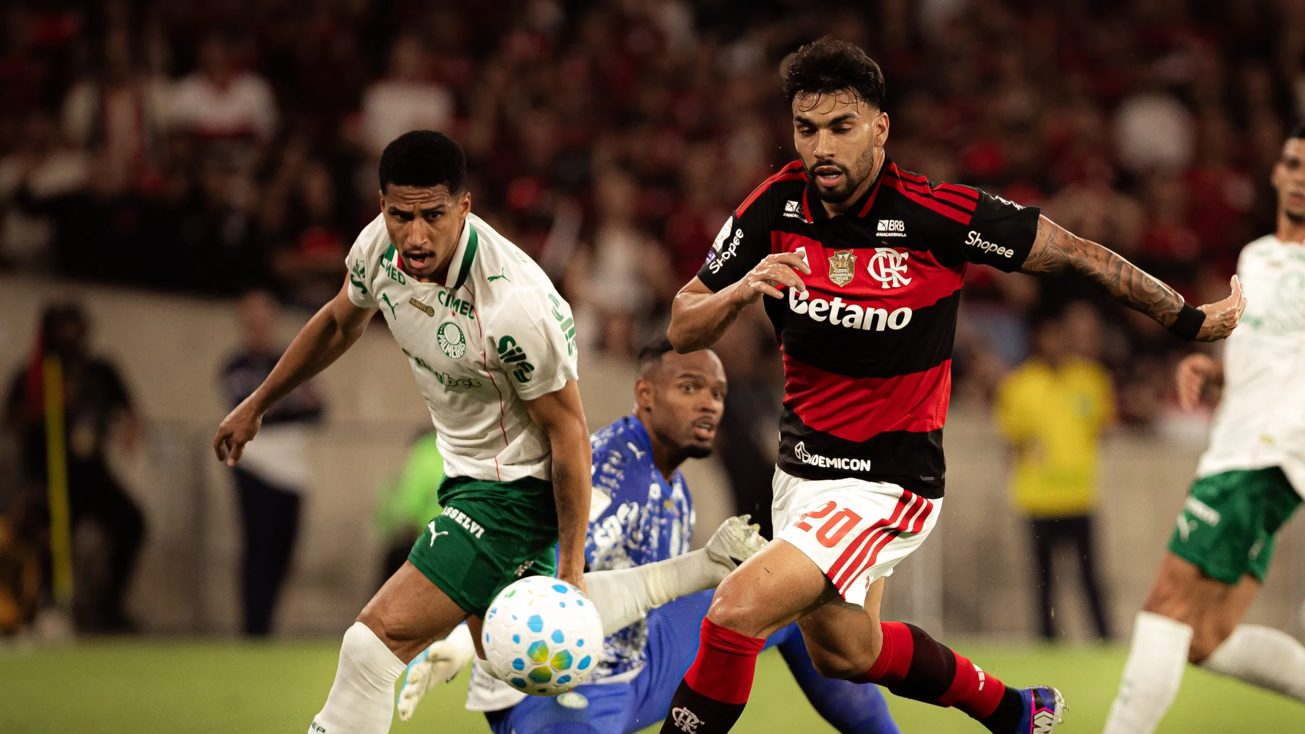 Flamengo x Palmeiras - Foto: Isabela Azine/AGIF.