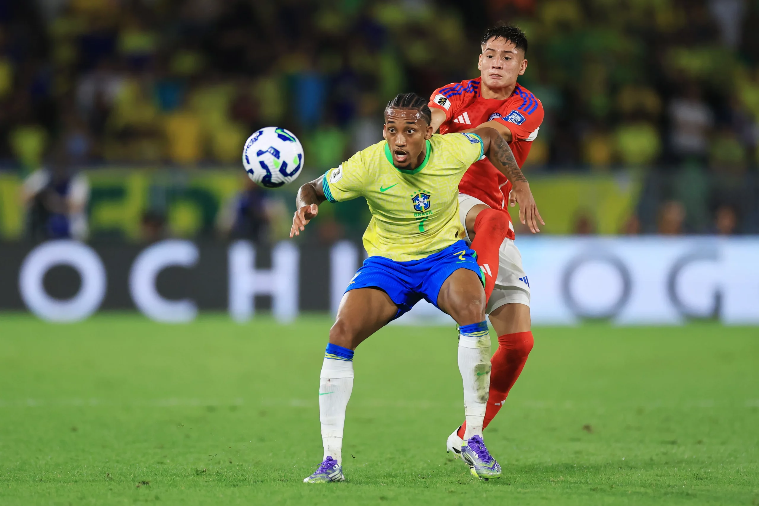 João Pedro, do Chelsea, inicialmente ficou de fora da lista de 26 atletas convocados por Ancelotti para a Copa – Foto: Buda Mendes/Getty Images