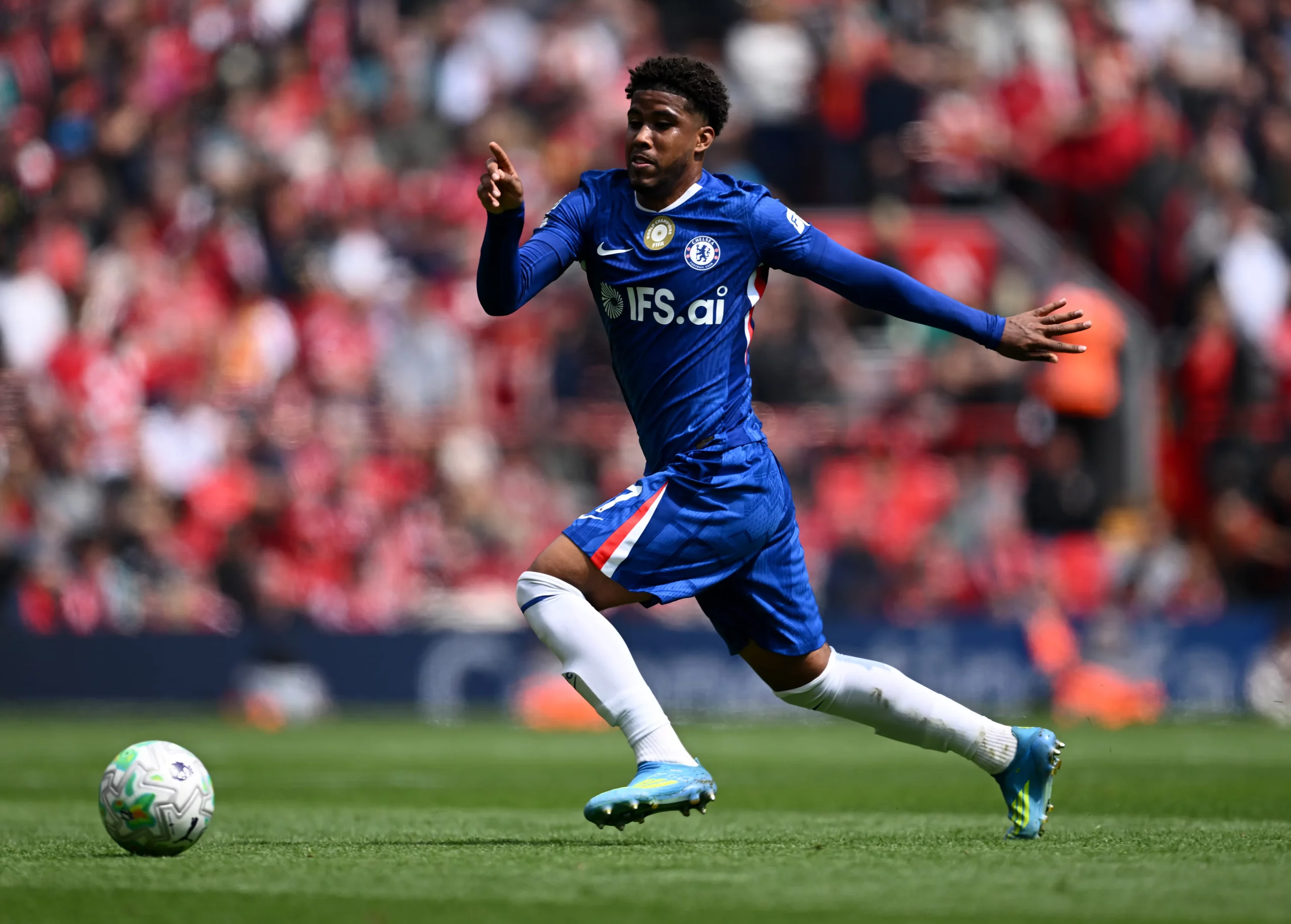 Andrey Santos jogador do Chelsea. (Photo by Gareth Copley/Getty Images)