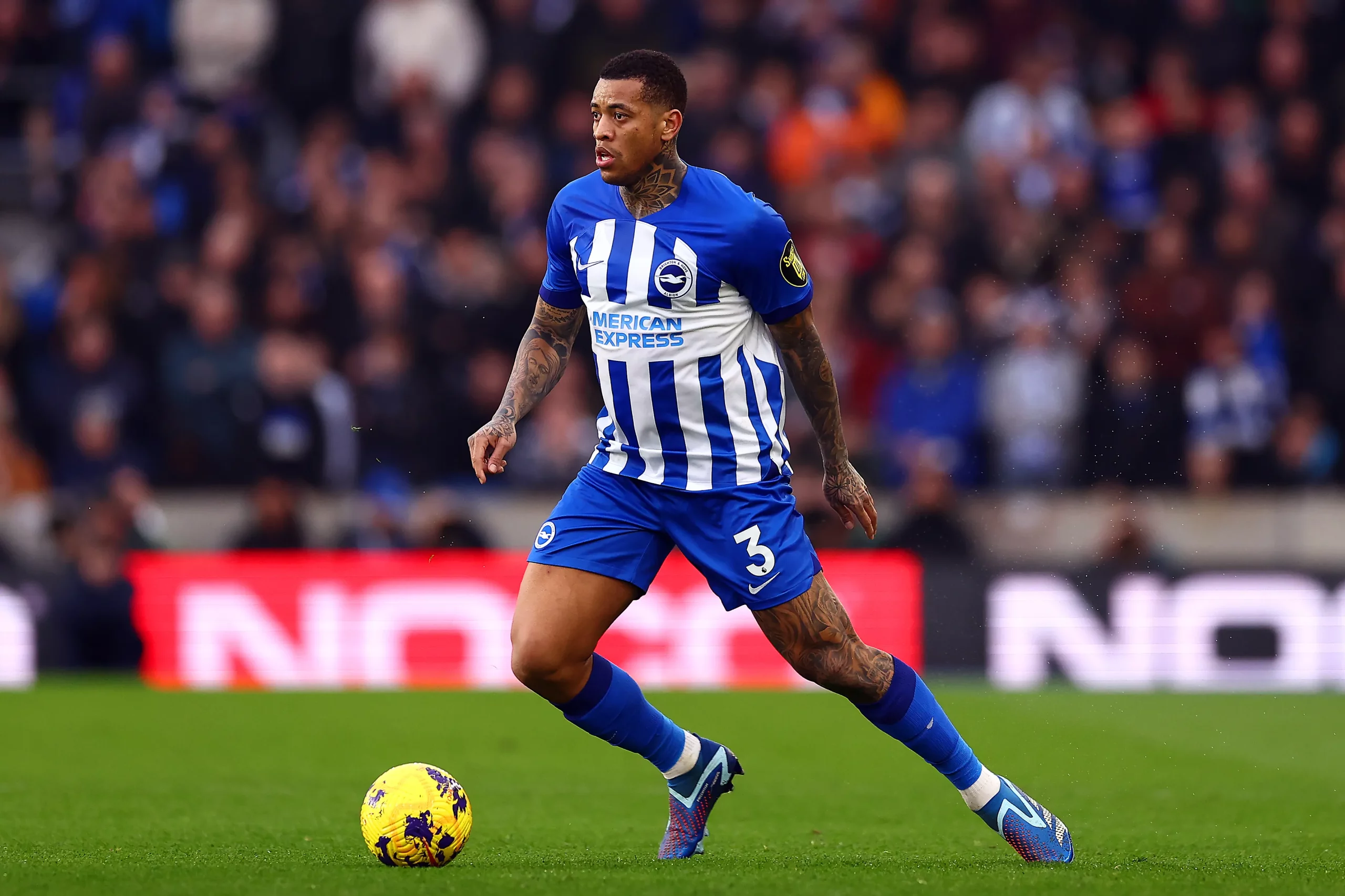 Igor Julio em partida pelo Brighton. Photo by Bryn Lennon/Getty Images