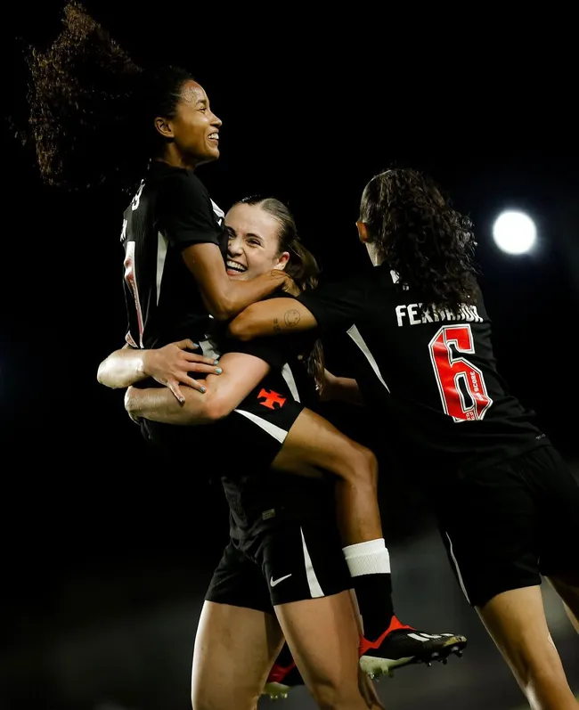 Vascaínas estão invictas na competição. Foto: João Gabriel Alves/Vasco