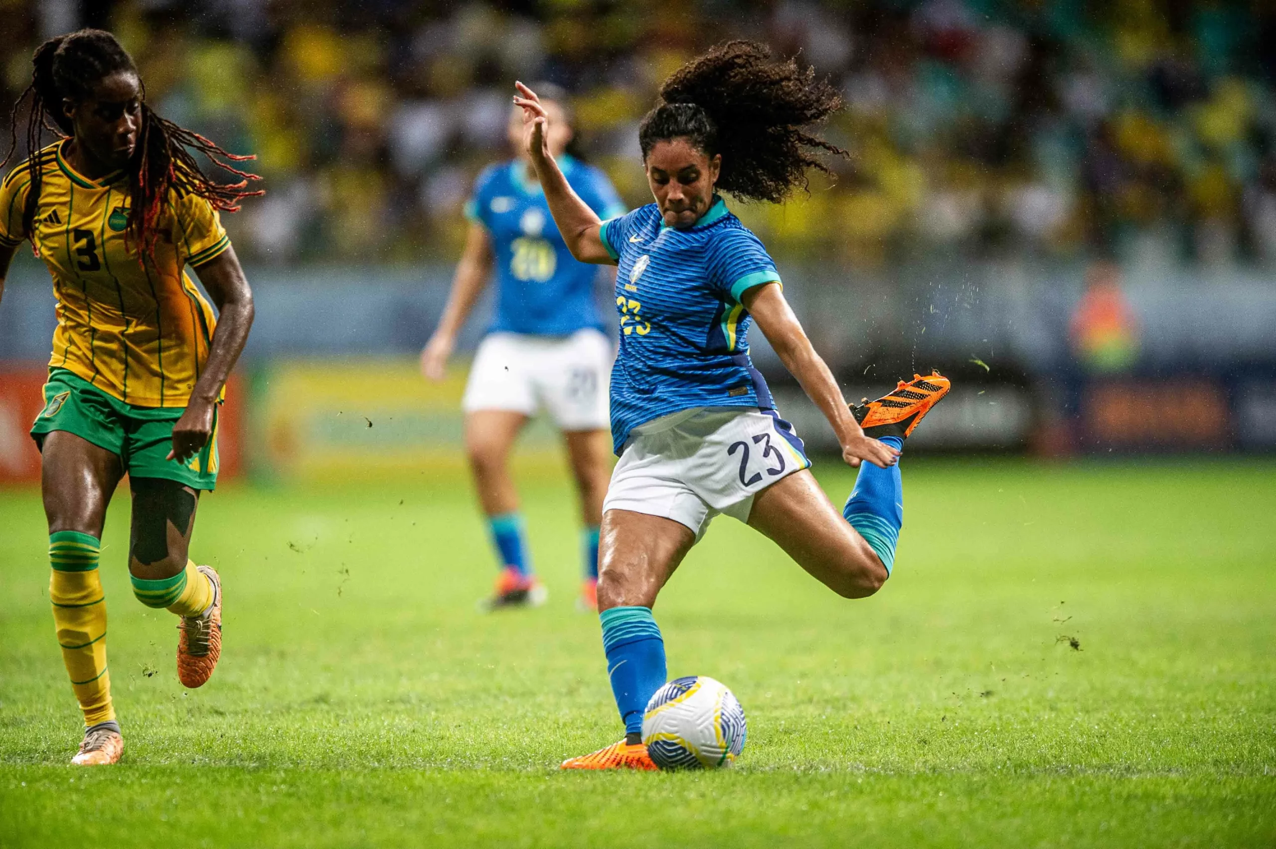 Yasmin pela Seleção Brasileira. Foto: Jhony Pinho/AGIF