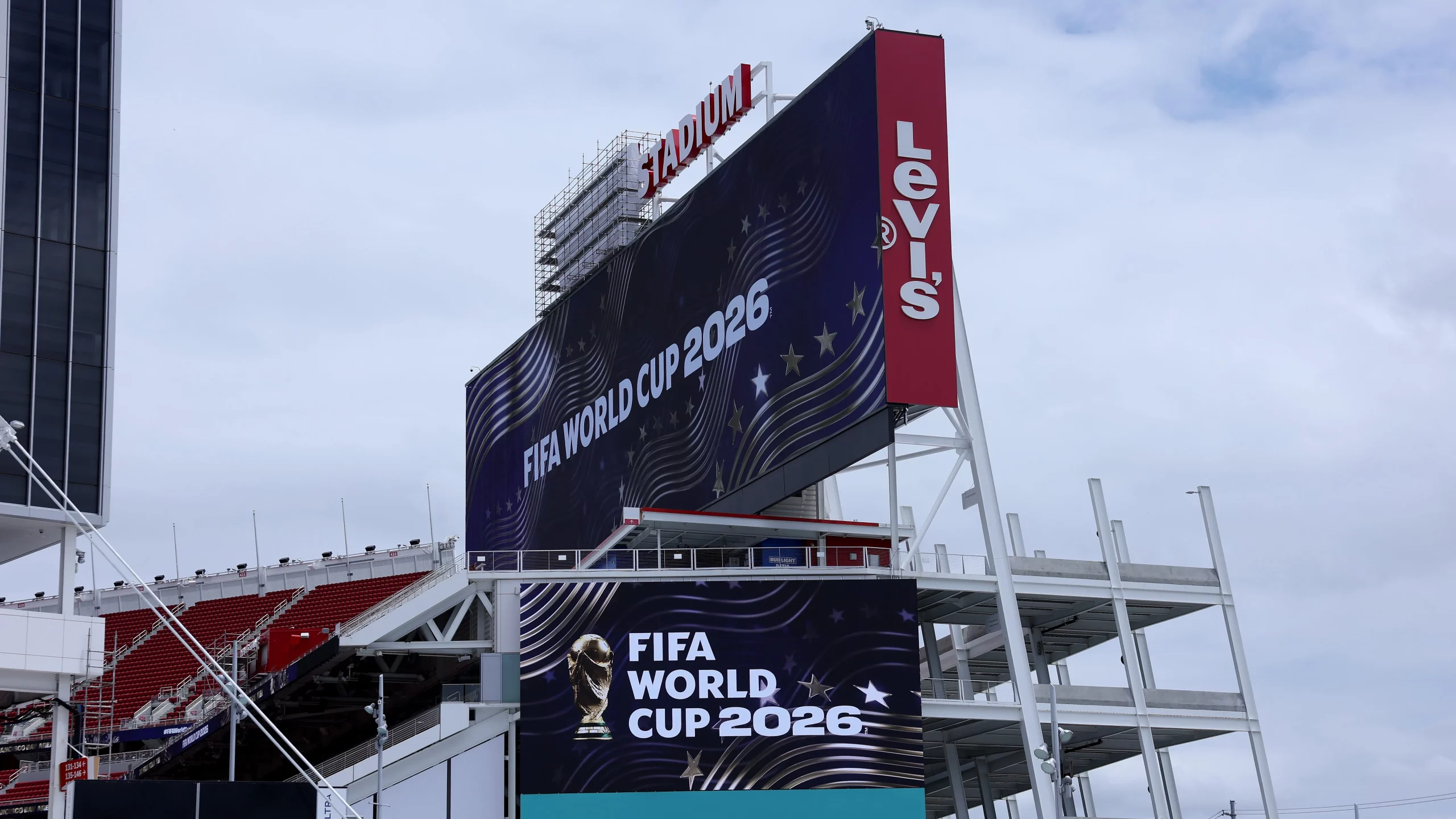 Levi’s Stadium em Santa Clara, EUA. (Photo by Ezra Shaw/Getty Images)