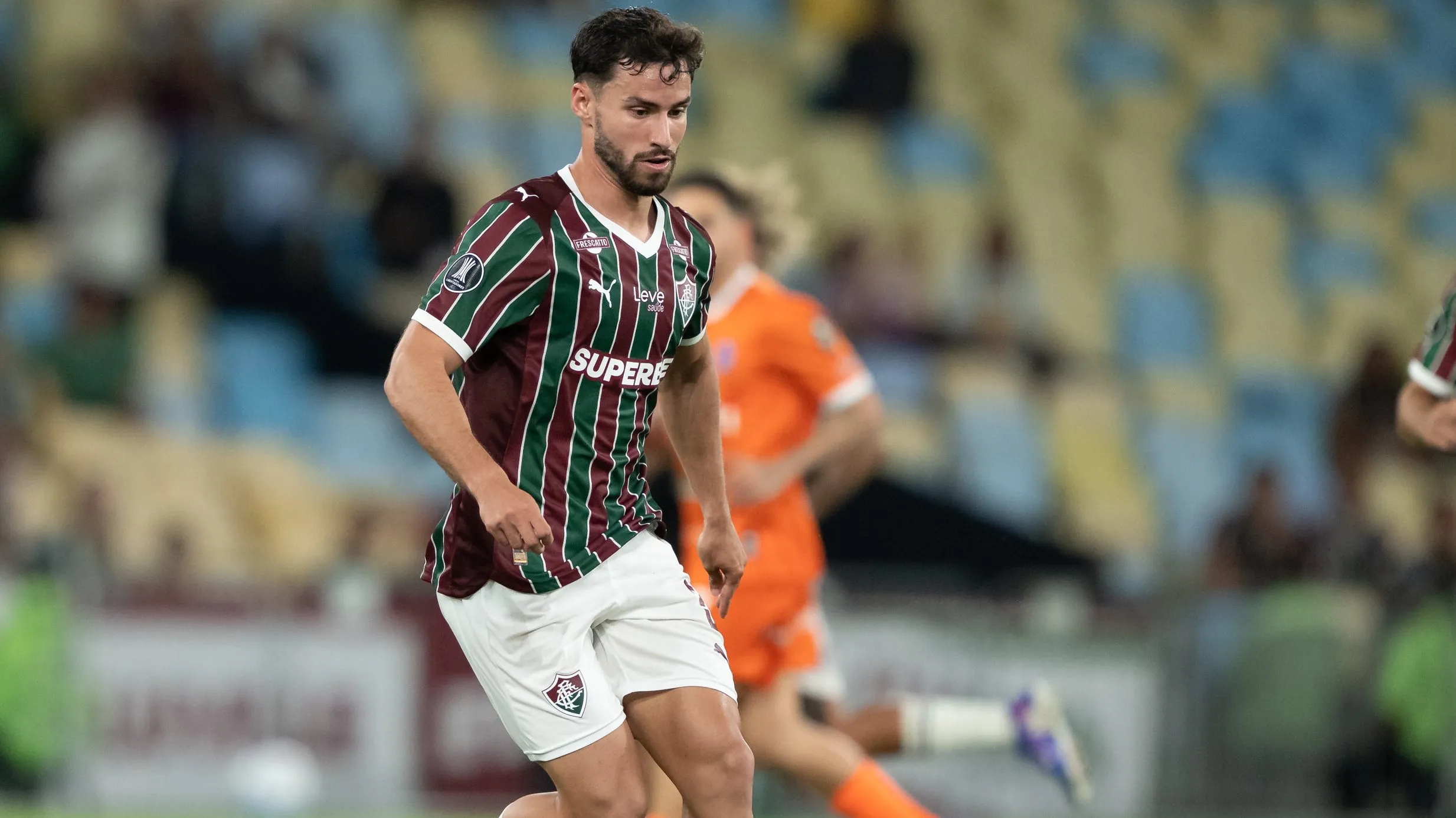 Martinelli jogador do Fluminense durante partida contra o Deportivo La Guaira no estadio Maracana pelo campeonato Copa Libertadores 2026. Foto: Jorge Rodrigues/AGIF