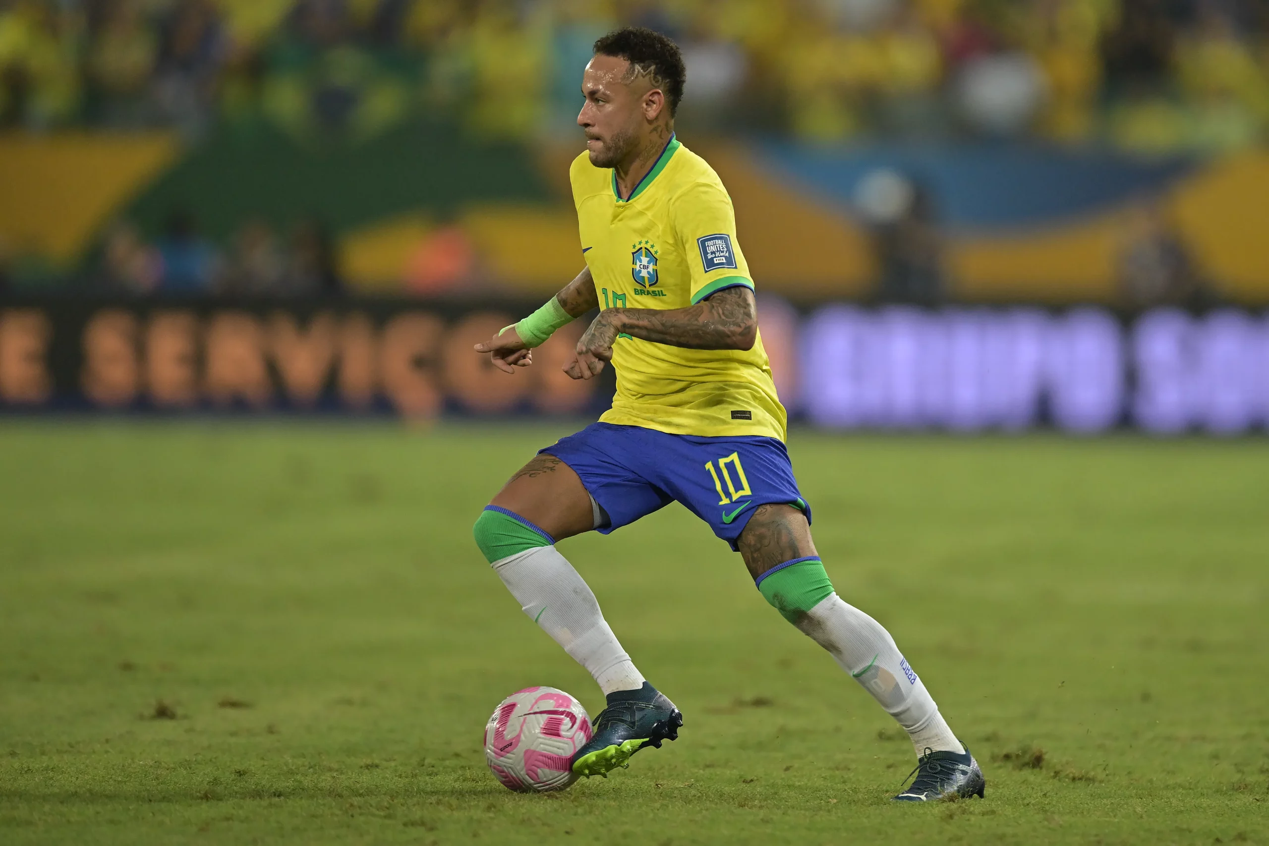 Neymar está de volta à Seleção Brasileira. Foto: Pedro Vilela/Getty Images
