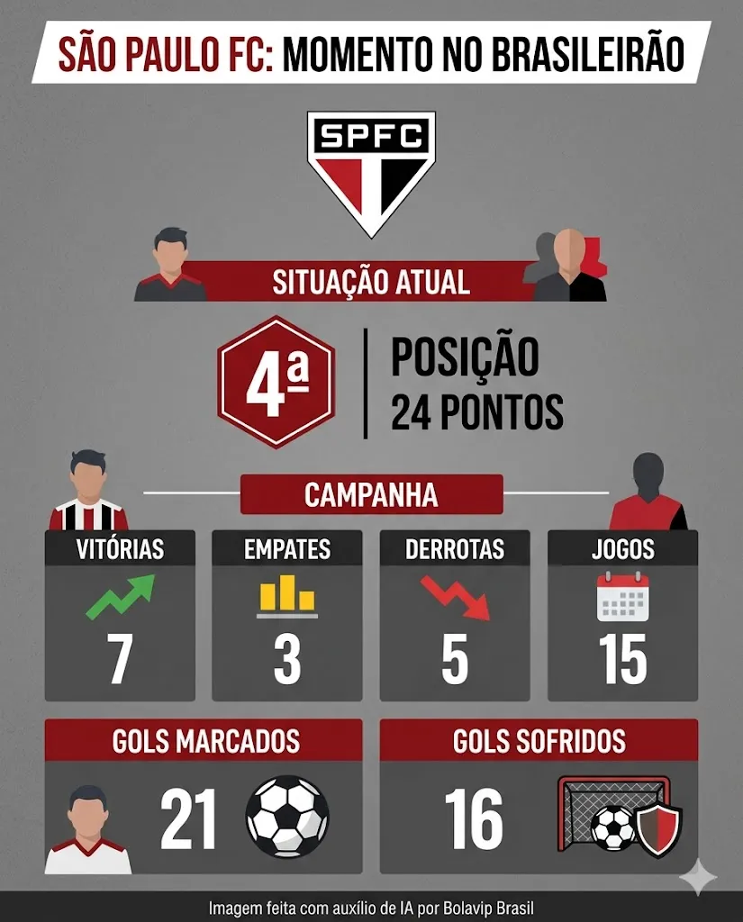 Infográfico - Foto: gerada com auxílio de IA pelo Bolavip Brasil.