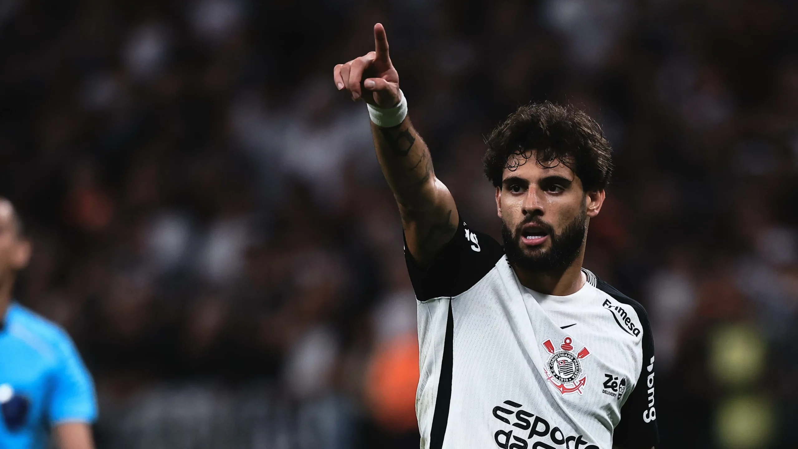 Yuri Alberto é titular no ataque do Corinthians. Foto: Ettore Chiereguini/AGIF
