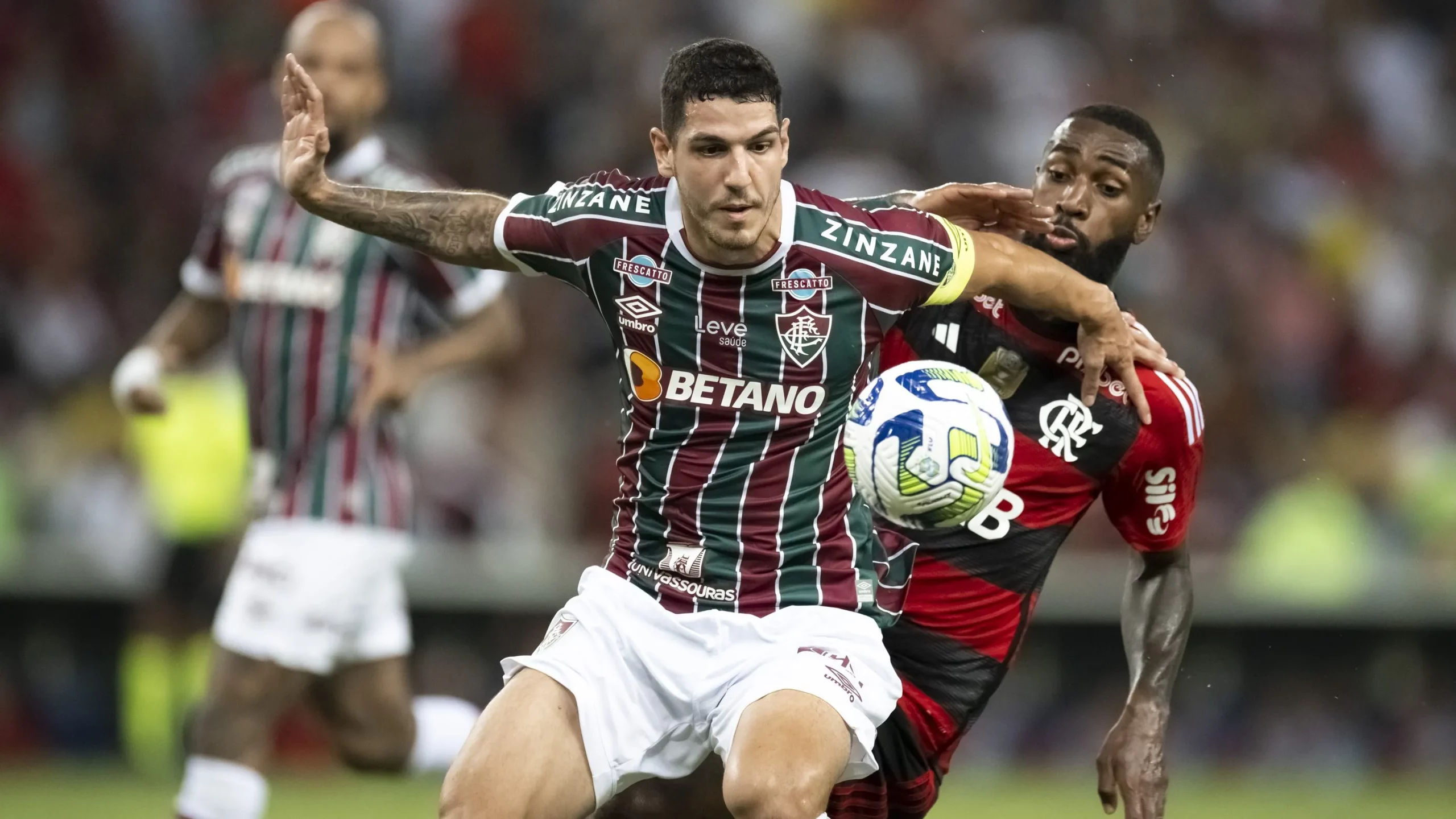 Nino em ação pelo Flu – Foto: Jorge Rodrigues/AGIF