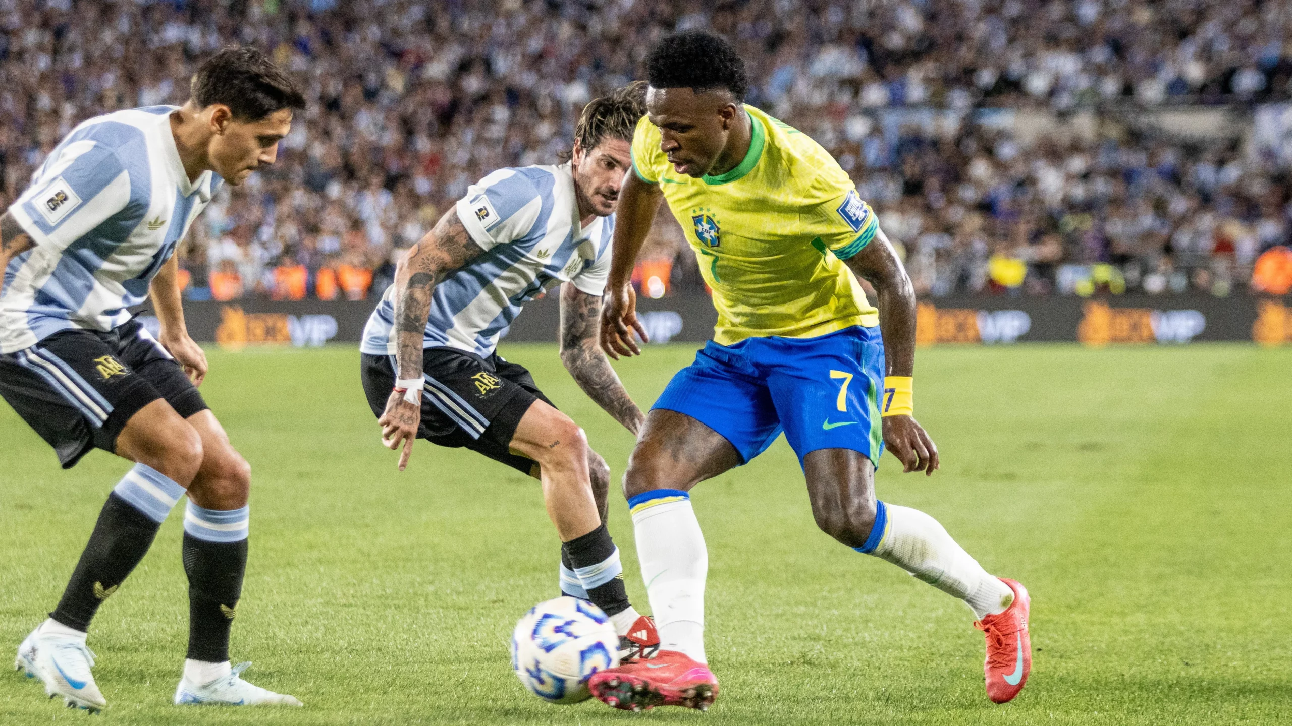 Argentina x Brasil é um clássico à parte - Foto: Lucas Gabriel Cardoso/AGIF.