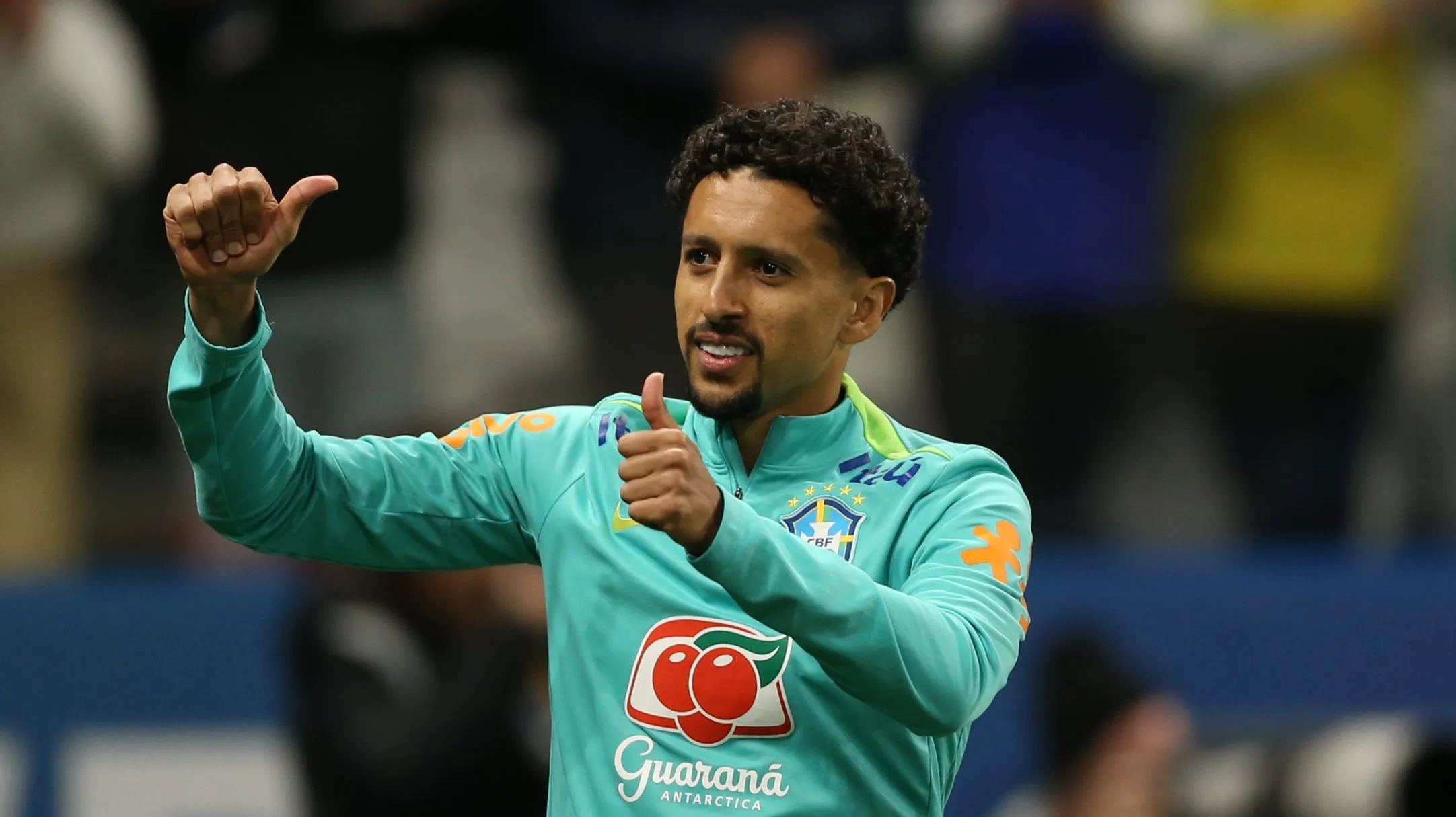 Marquinhos atuando nas Eliminatórias. Foto: Marlon Costa/AGIF
