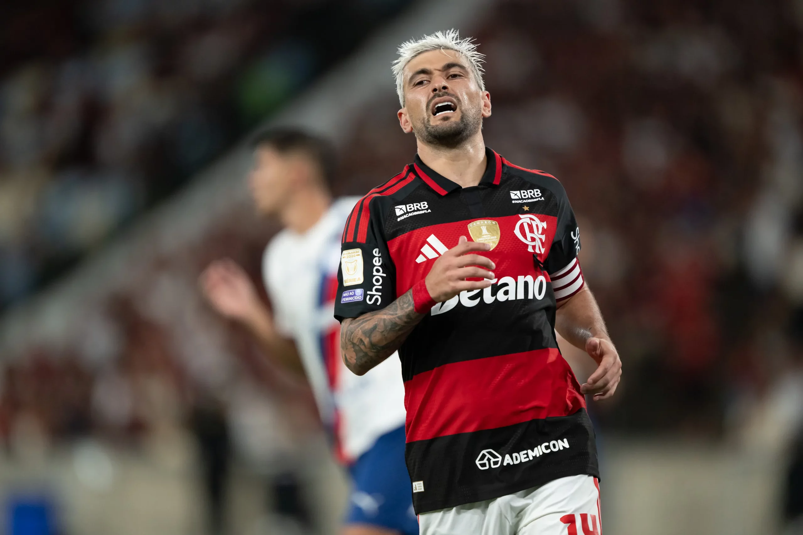 Lesão de Arrascaeta gerou surpresa no Flamengo. Foto: Jorge Rodrigues/AGIF