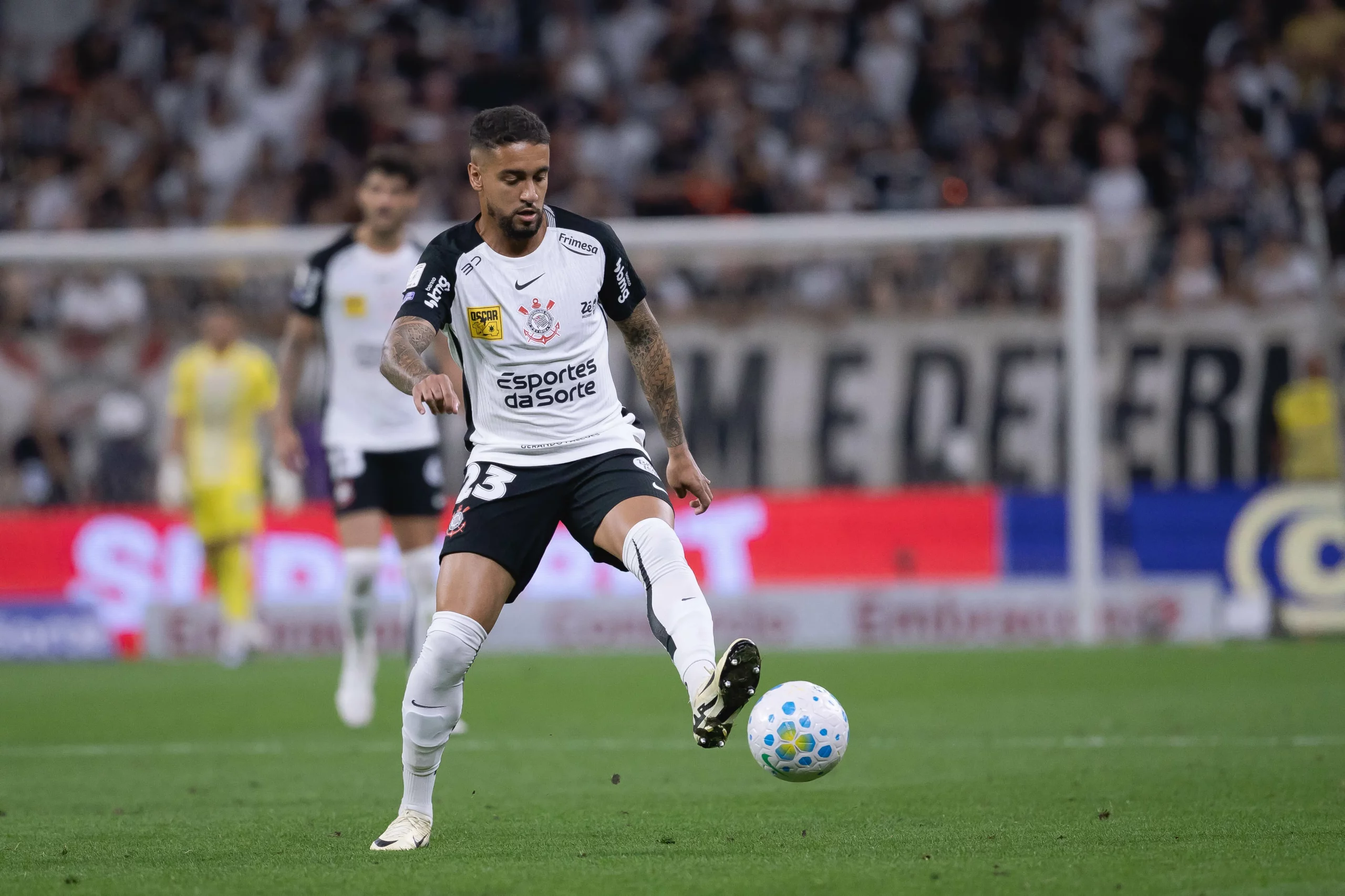 Matheus Pereira jogador do Corinthians durante partida contra o Vasco. Foto: Ettore Chiereguini/AGIF