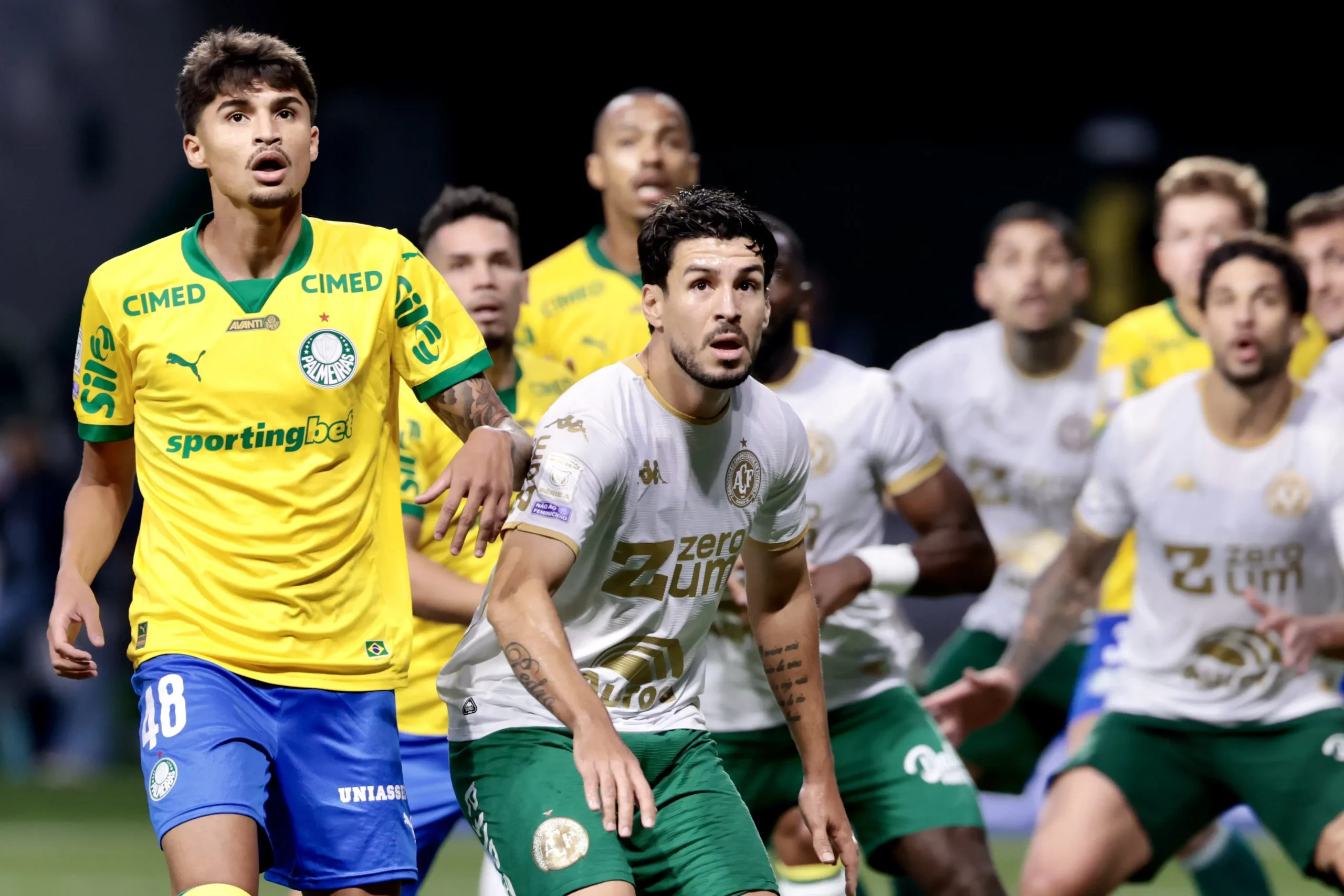 Palmeiras vence a Chape em jogo polêmico. Foto: Marcello Zambrana/AGIF