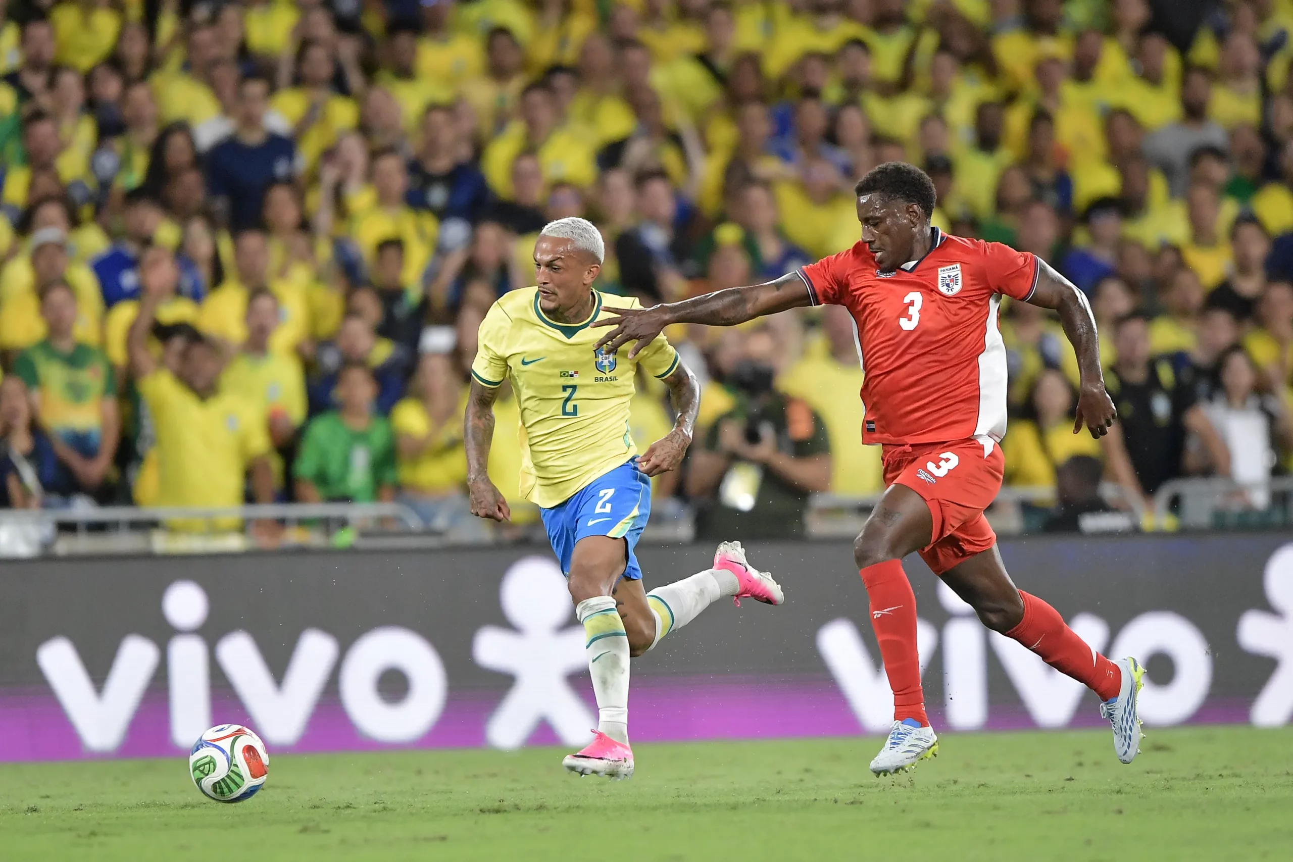 RJ – RIO DE JANEIRO – 31/05/2026 – AMISTOSO, SELECAO BRASILEIRA X SELECAO PANAMA – Wesley jogador do Selecao Brasileira durante partida contra o [EQUIPE 2] no estadio Maracana pelo campeonato Amistoso. Foto: Thiago Ribeiro/AGIF
