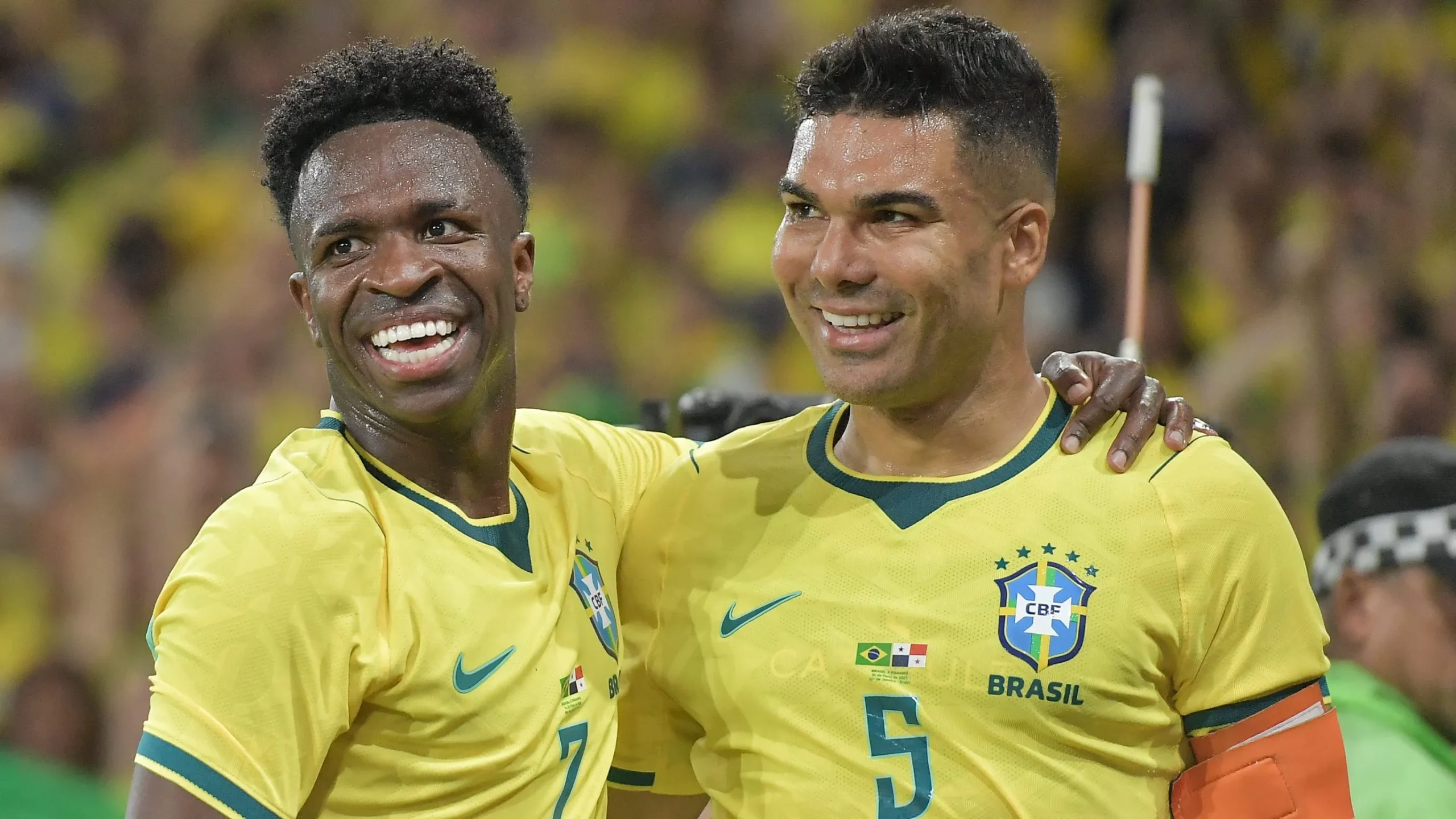 Vini e Casemiro são duas das principais referências na Seleção