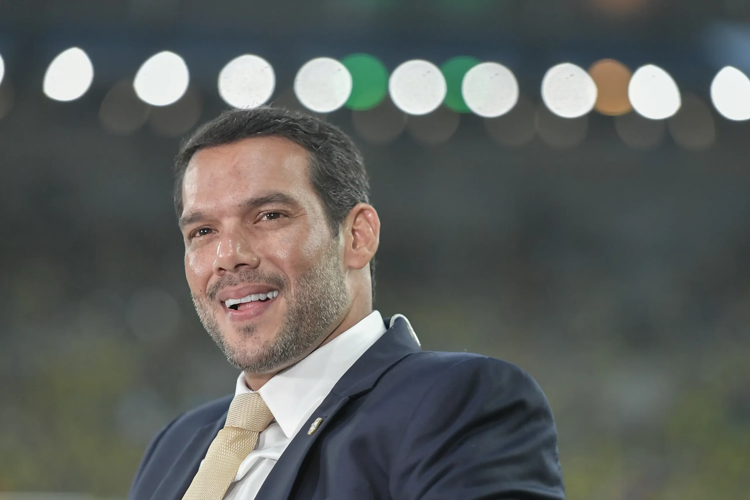 RJ – RIO DE JANEIRO – 31/05/2026 – AMISTOSO, SELECAO BRASILEIRA X PANAMA – Samir Xaud presidente da CBF no jogo da Selecao Brasileira durante partida contra o Panama no estadio Maracana pelo campeonato Amistoso. Foto: Thiago Ribeiro/AGIF