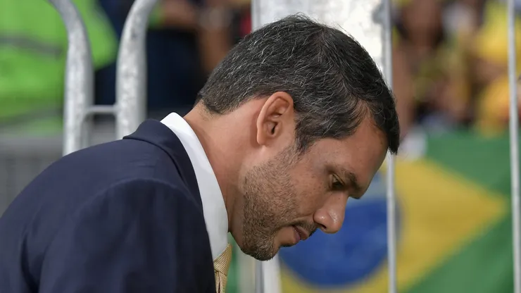 Samir Xaud presidente da CBF no jogo da Selecao Brasileira durante partida contra o Panama no estadio Maracana pelo campeonato Amistoso. Foto: Thiago Ribeiro/AGIF