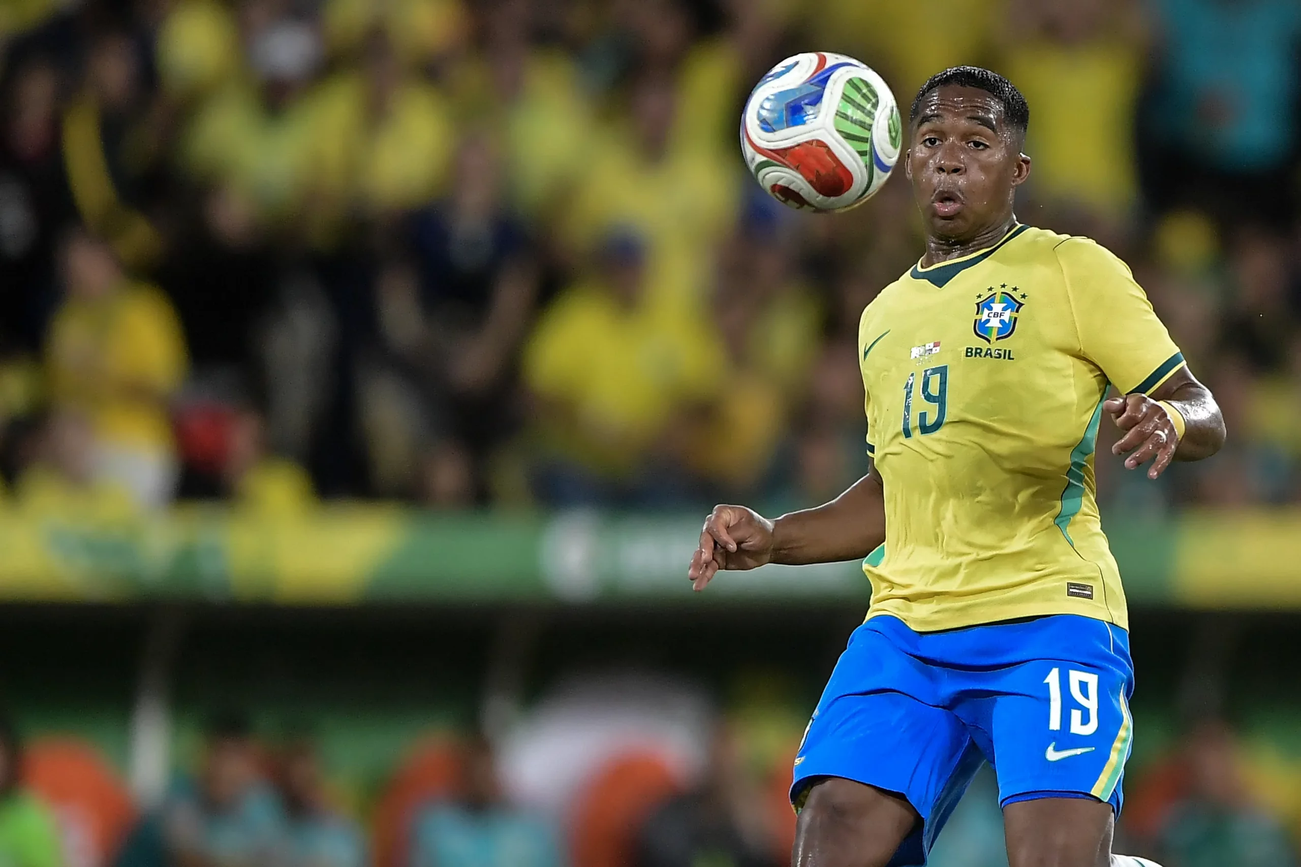 RJ – RIO DE JANEIRO – 31/05/2026 – AMISTOSO, SELECAO BRASILEIRA X PANAMA – Endrick jogador do Selecao Brasileira durante partida contra o Panama no estadio Maracana pelo campeonato Amistoso. Foto: Thiago Ribeiro/AGIF