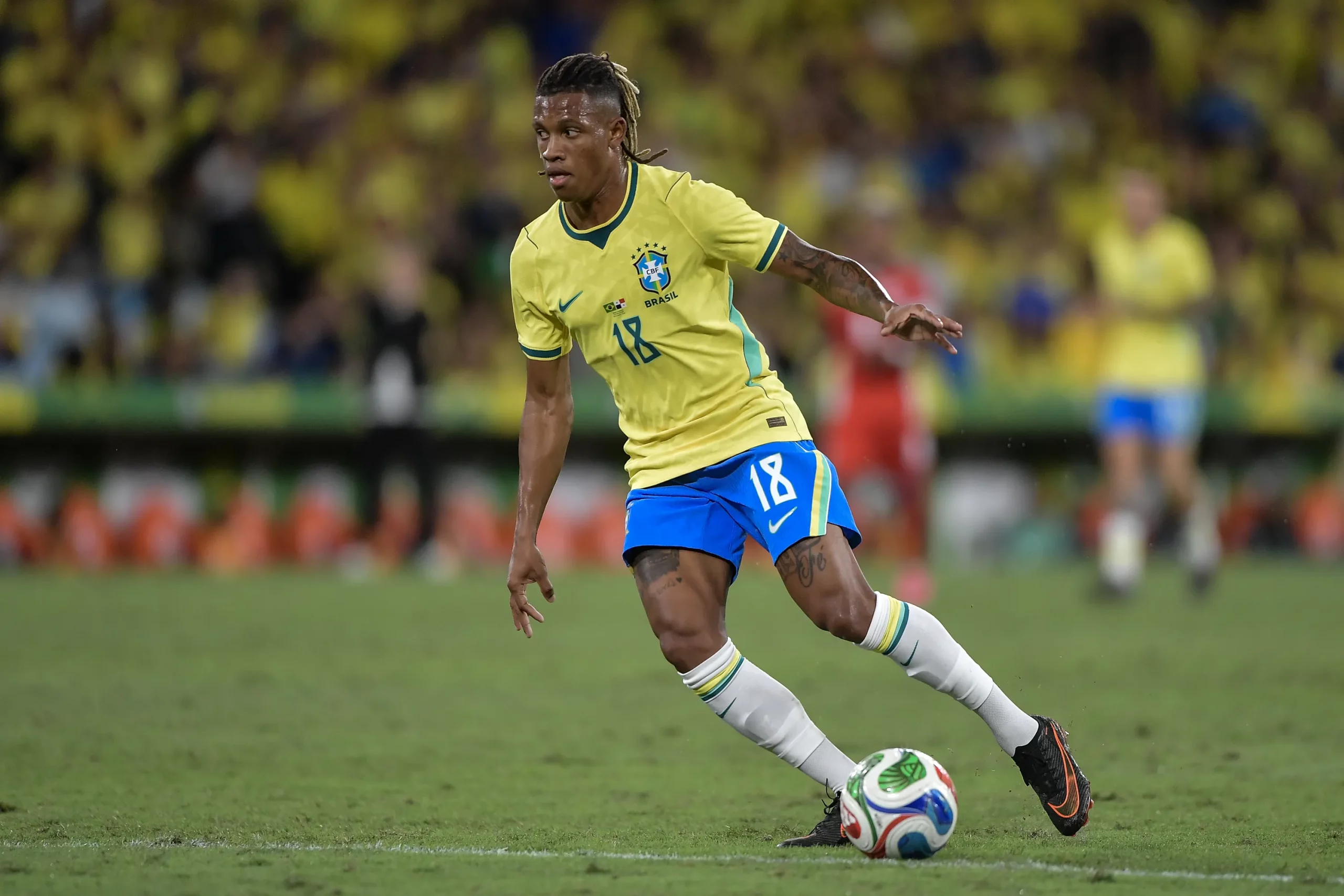 Danilo Santos jogador do Selecao Brasileira durante partida contra o Panama. Foto: Thiago Ribeiro/AGIF
