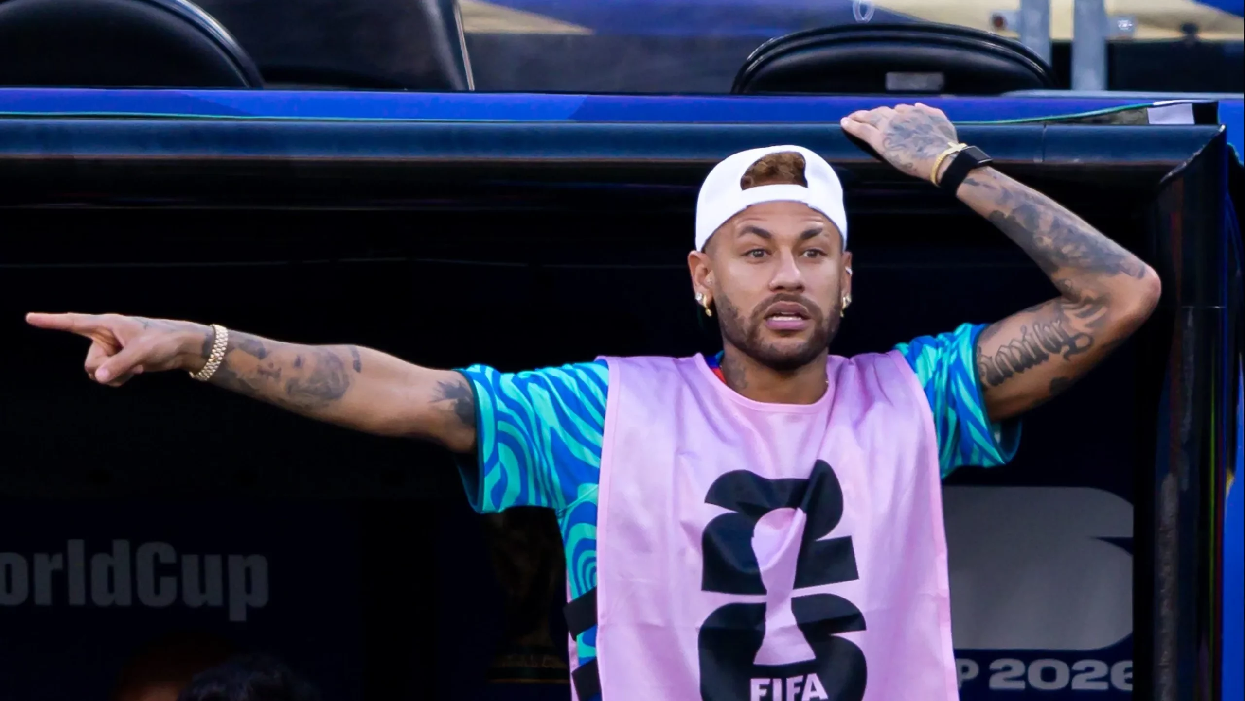 Neymar está fora de Brasil x Haiti - Foto: Rodolfo Buhrer/AGIF.