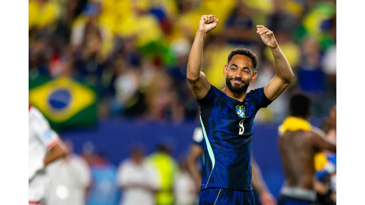 ESTADOS UNIDOS - FILADELFIA - 19/06/2026 - COPA DO MUNDO 2026, BRASIL X HAITI - Matheus Cunha do Brasil comemora vitoria ao final da partida contra o Haiti no estadio Filadelfia pelo campeonato Copa Do Mundo 2026. Foto: Rodolfo Buhrer/AGIF