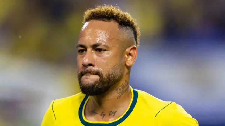 Neymar Jr jogador do Brasil durante partida contra o Escócia no estádio Miami pelo campeonato Copa Do Mundo 2026.