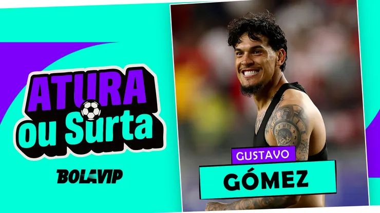 Gómez após o apito final da partida