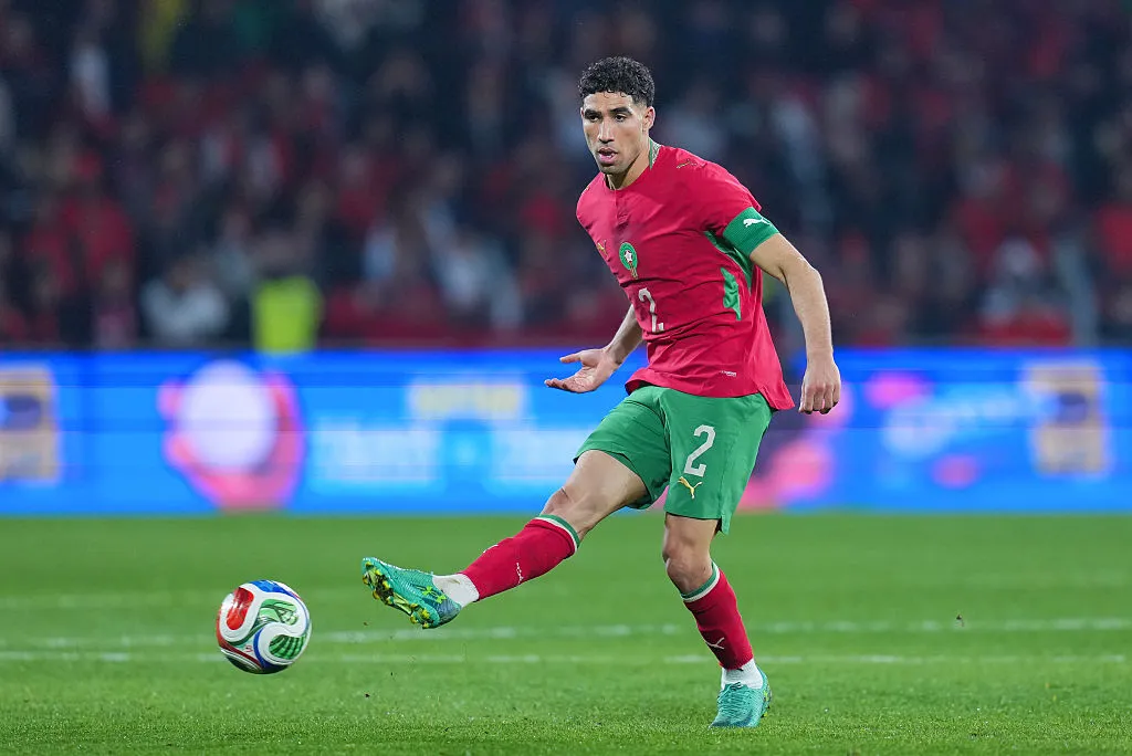 Achraf Hakimi, capitão do Marrocos. Foto: Franco Arland/Getty Images