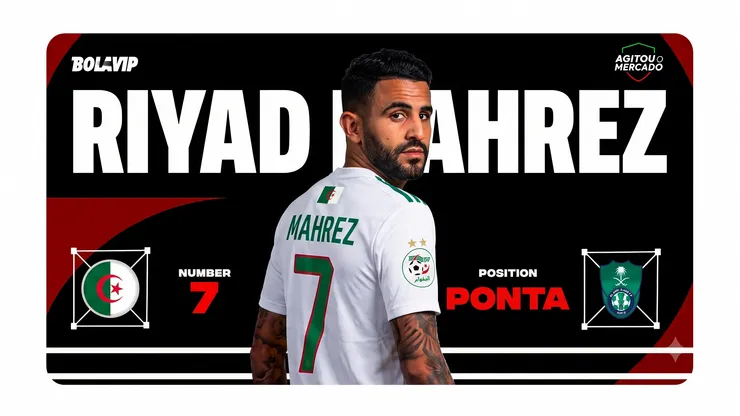 Al-Ahli liga alerta após Mahrez brilhar na Copa