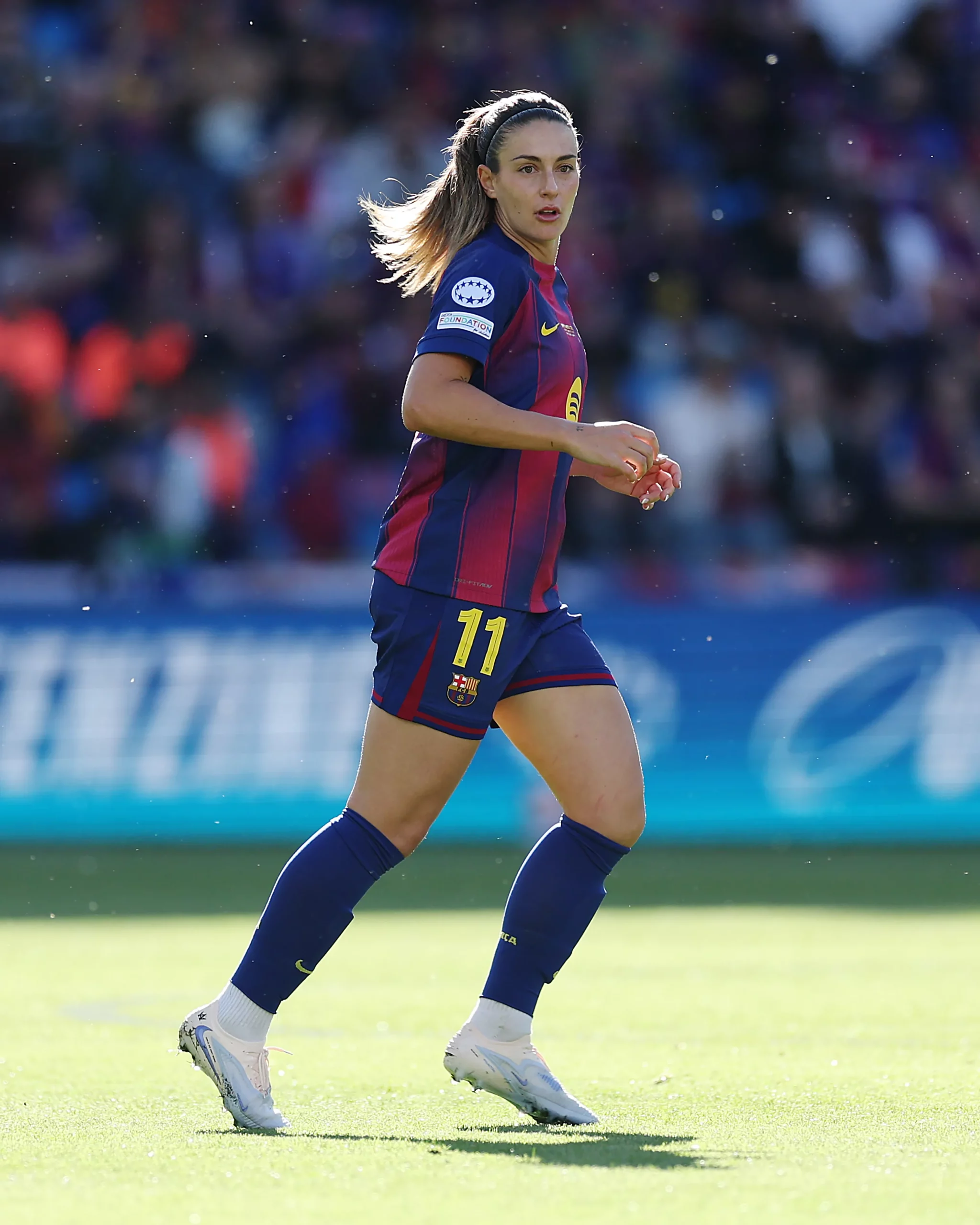 Alexia Putellas se despede do Barcelona. Foto: Alex Caparros/Getty Images