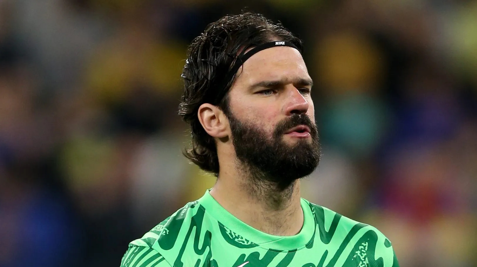 Alisson goleiro da Selecao Brasileira durante a partida entre Brasil e Paraguai na Neo Quimica Arena em Sao Paulo (SP), pelas Eliminatorias da Copa do Mundo 2026. Foto: Marlon Costa/AGIF