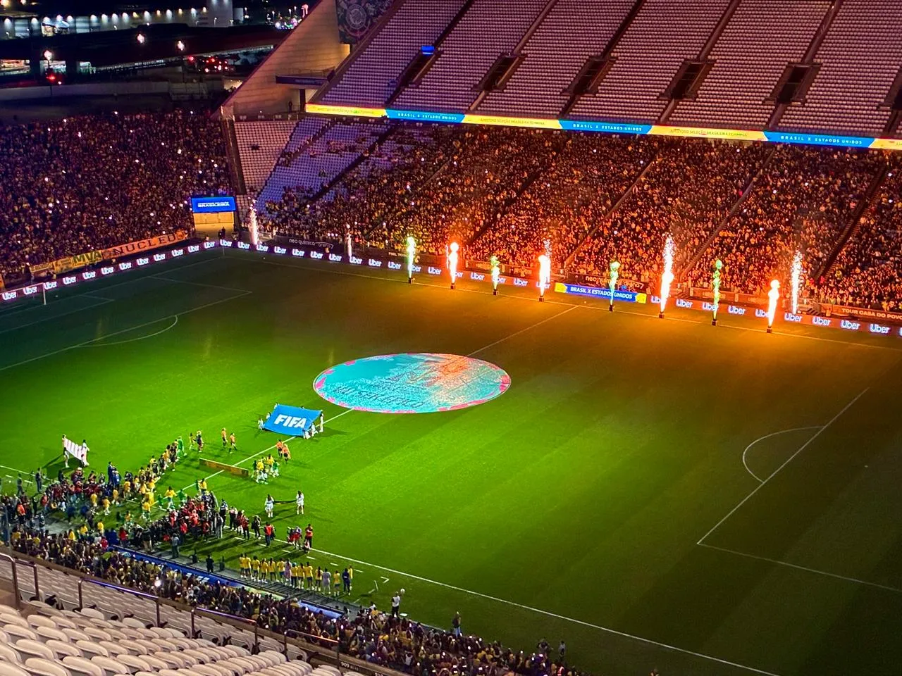 Amistoso preparatório para a Copa 2027. Foto: Ana Júlia Agra/Bolavip Brasil