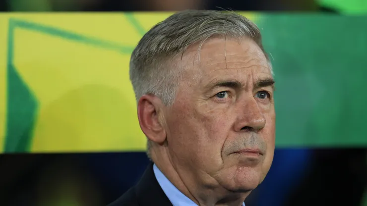 Ancelotti durante amistoso contra Panamá.
