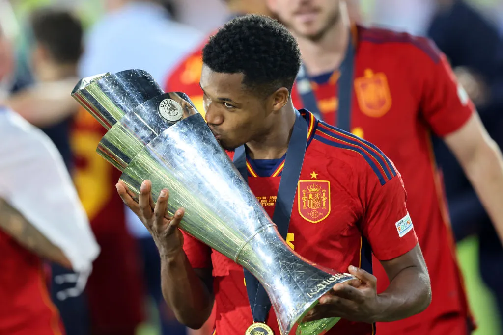 Ansu Fati. Foto: Christof Koepsel/Getty Images