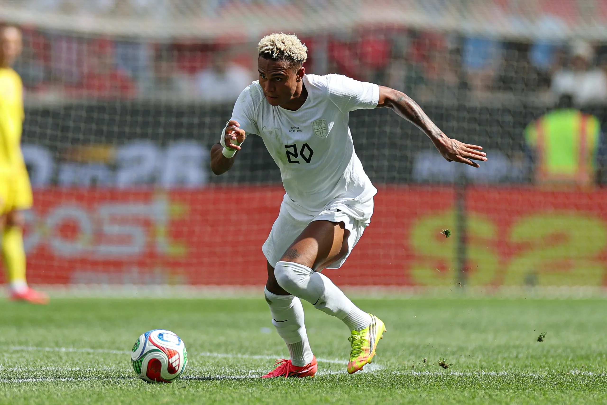 Antonio Nusa. Foto: Vincent Carchietta/Getty Images