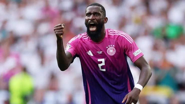 Antonio Rudiger pela seleção da Alemanha.