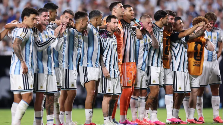 Argentina em campo - Foto: Michael Steele/Getty Images