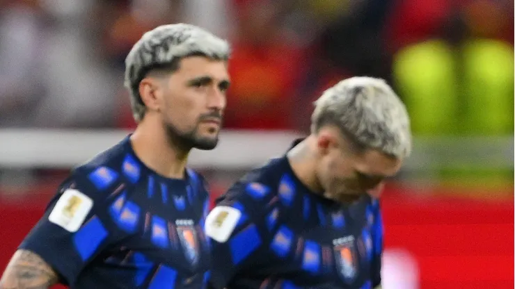 Arrascaeta e Varela pela Seleção Uruguaia na Copa do Mundo - Foto: David Ramos/Getty Images