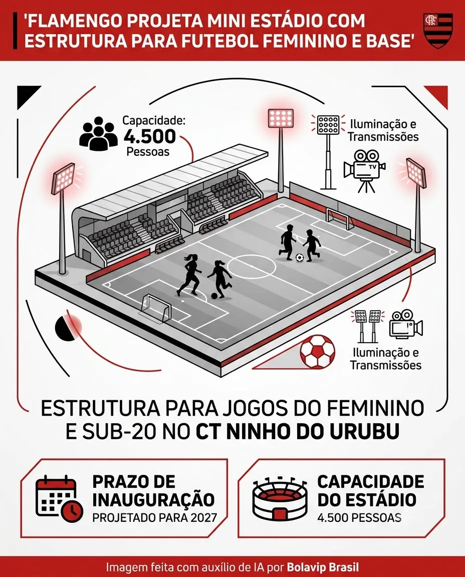 Infográfico gerado pelo Gemini AI/Bolavip Brasil