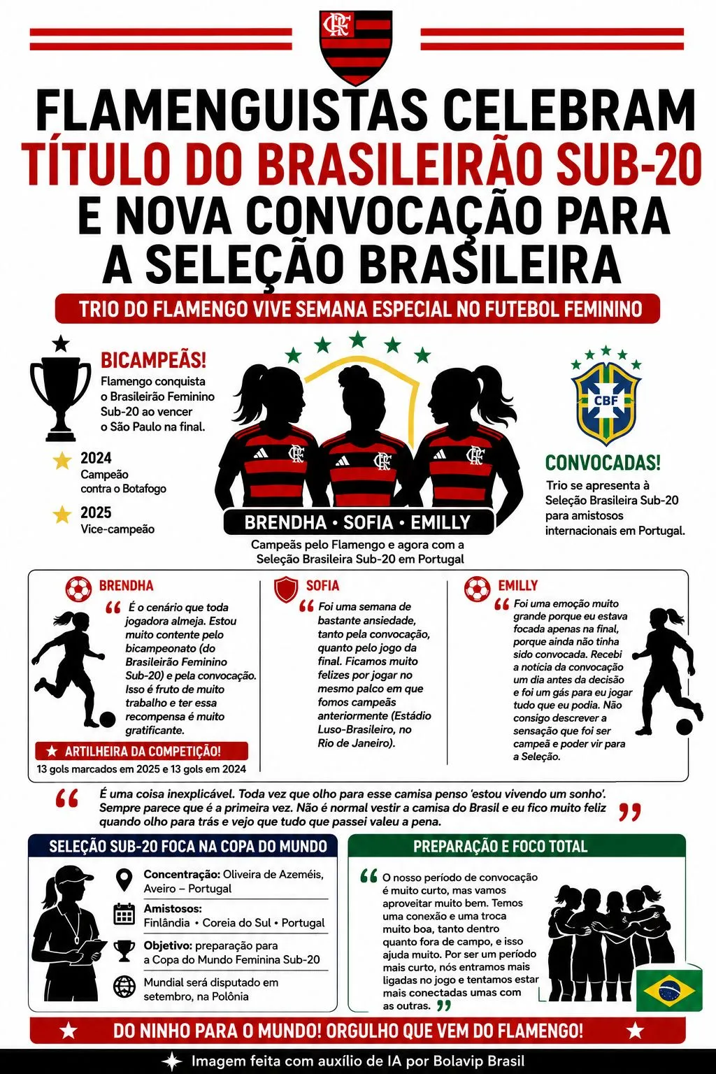 Infográfico gerado por Inteligência Artificial/Bolavip Brasil