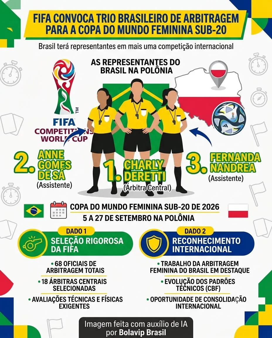 Infográfico gerado pelo Gemini AI/Bolavip Brasil