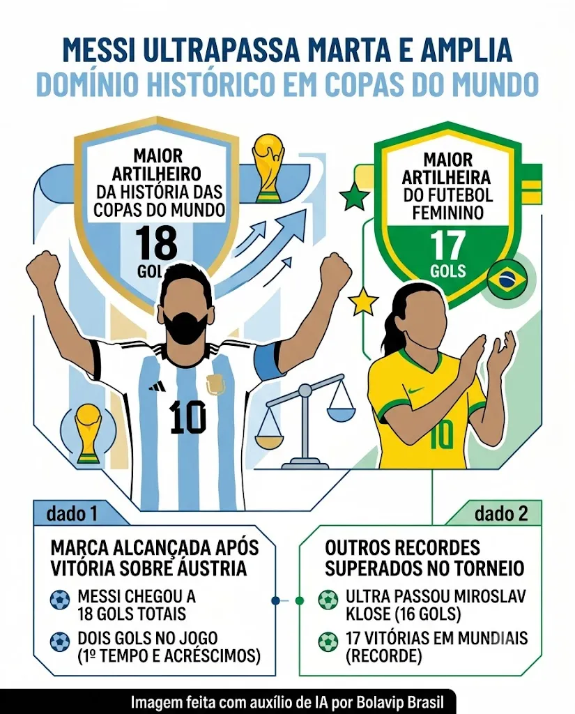Infográfico gerado pelo Gemini AI/Bolavip Brasil
