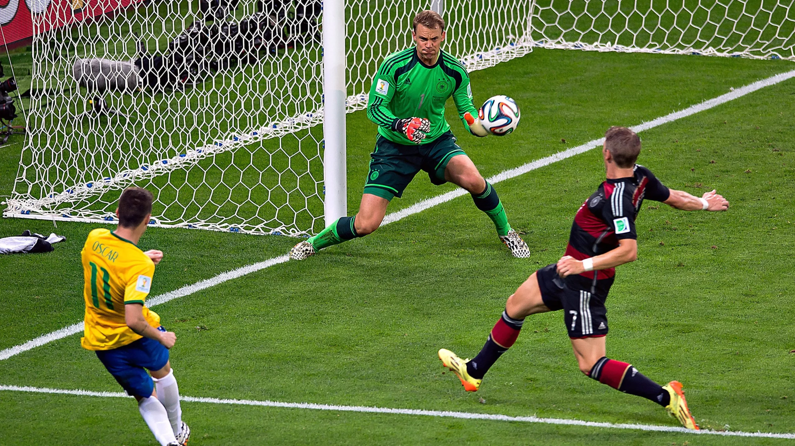 Neuer contra Brasil em 2014. Foto: Roberto Maya/IMAGO/Agencia-MexSport