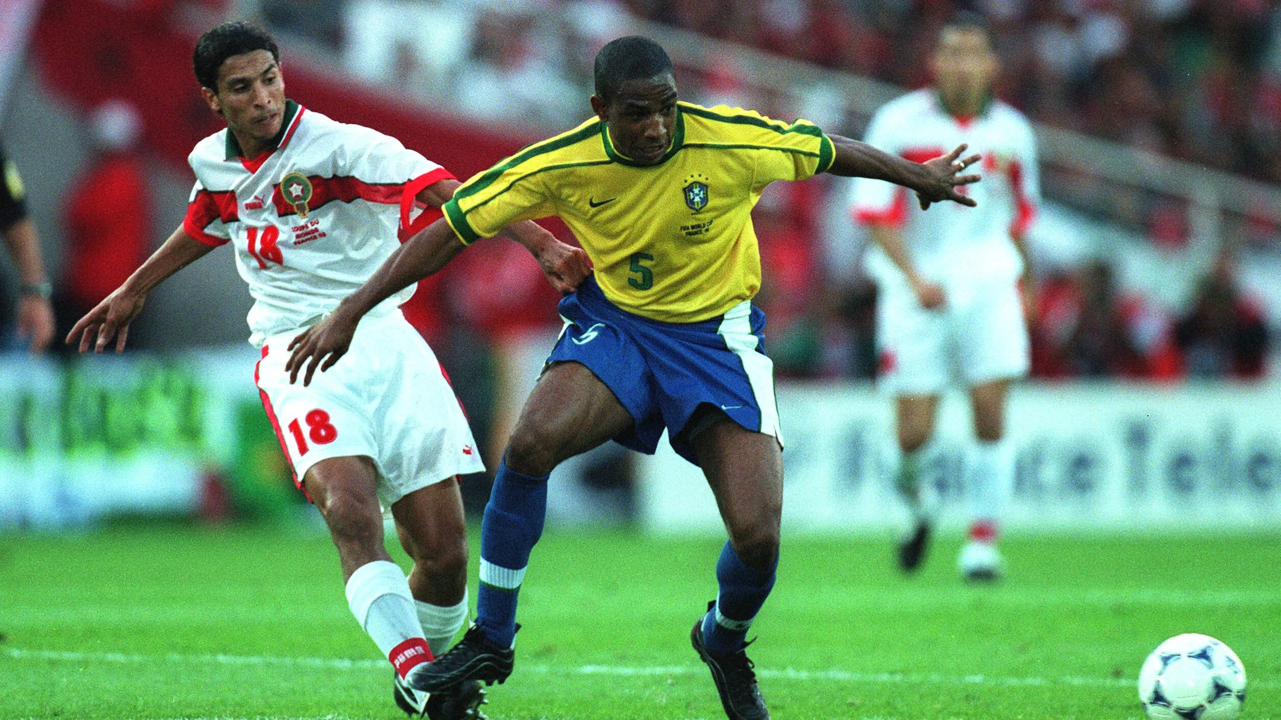 Brasil venceu o Marrocos em 1998. Foto: IMAGO/Allstar